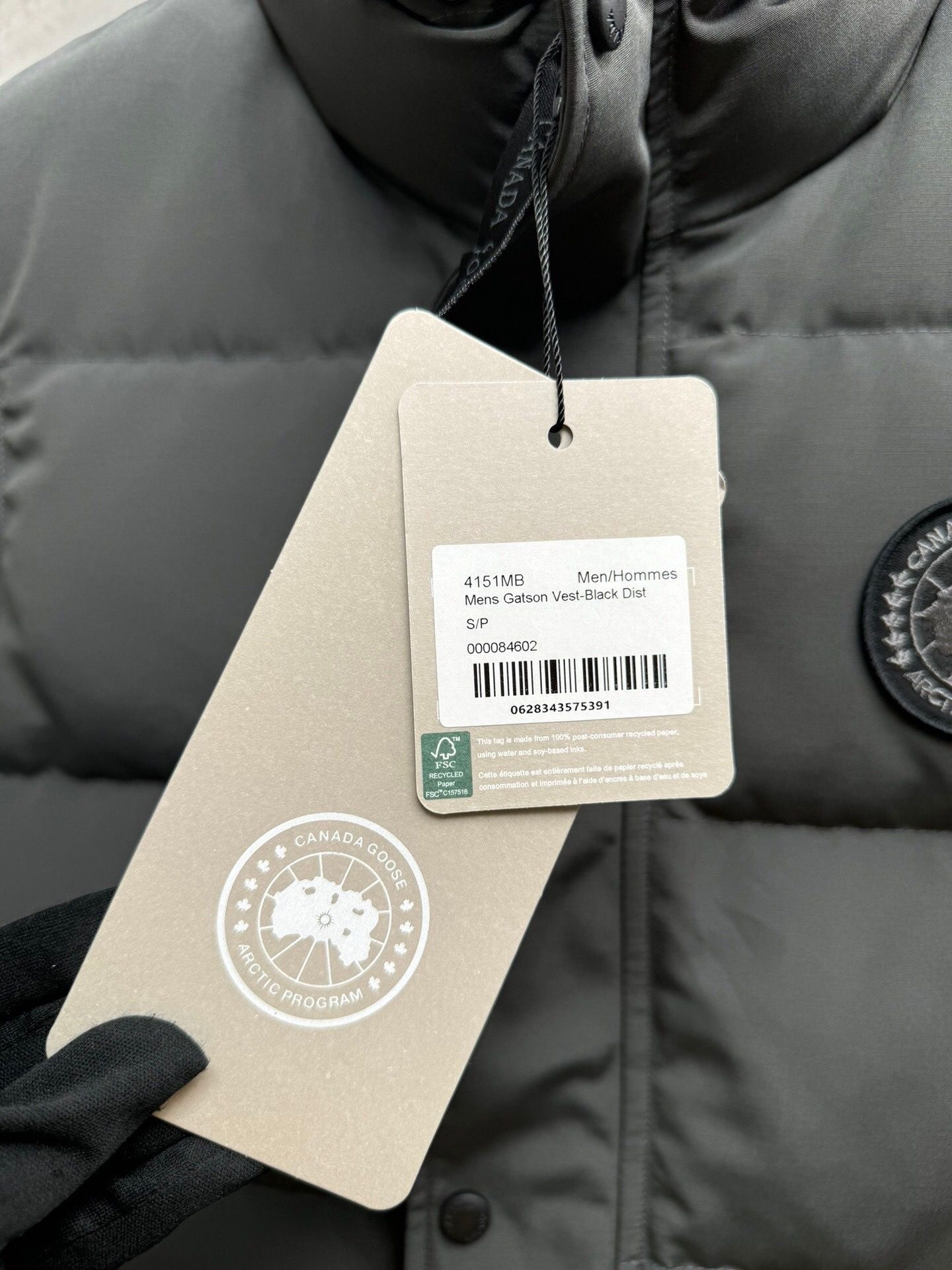 Canada Goose Freestyle Bodywarmer Grey Logo - Image 2