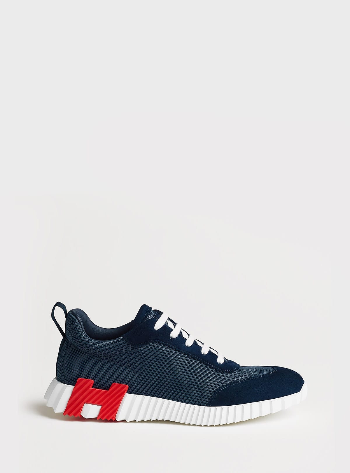 Hermes Bouncing Sneakers Blue Red H