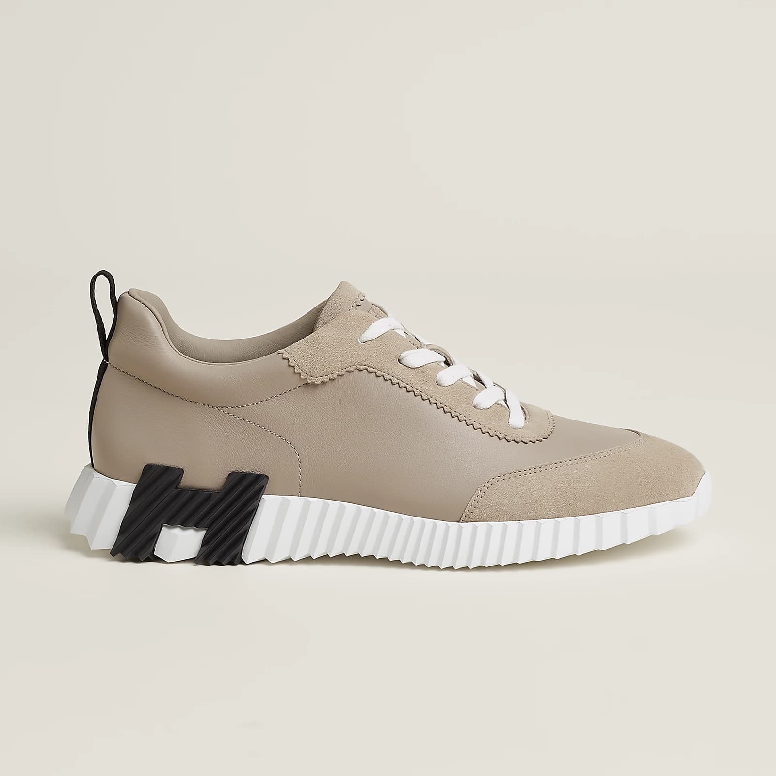 Hermes Bouncing Sneakers Brown Black H