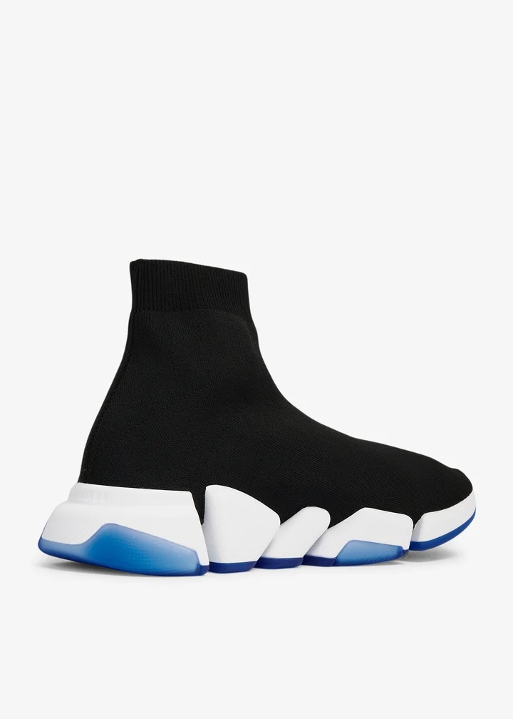 Balenciaga Speed Trainer 2.0 Black/White/Blue - Image 2