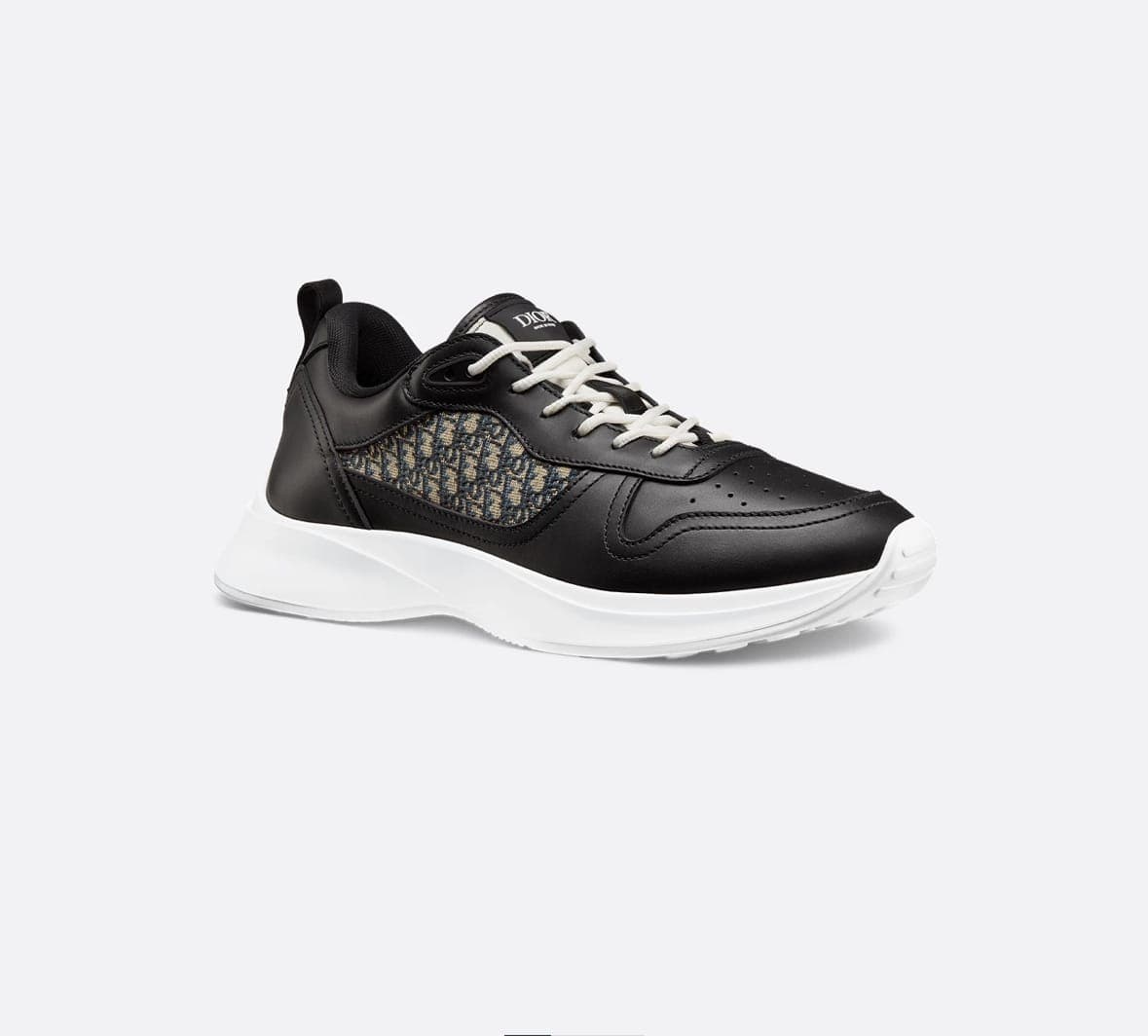 Dior B25 Runners Leather Black White