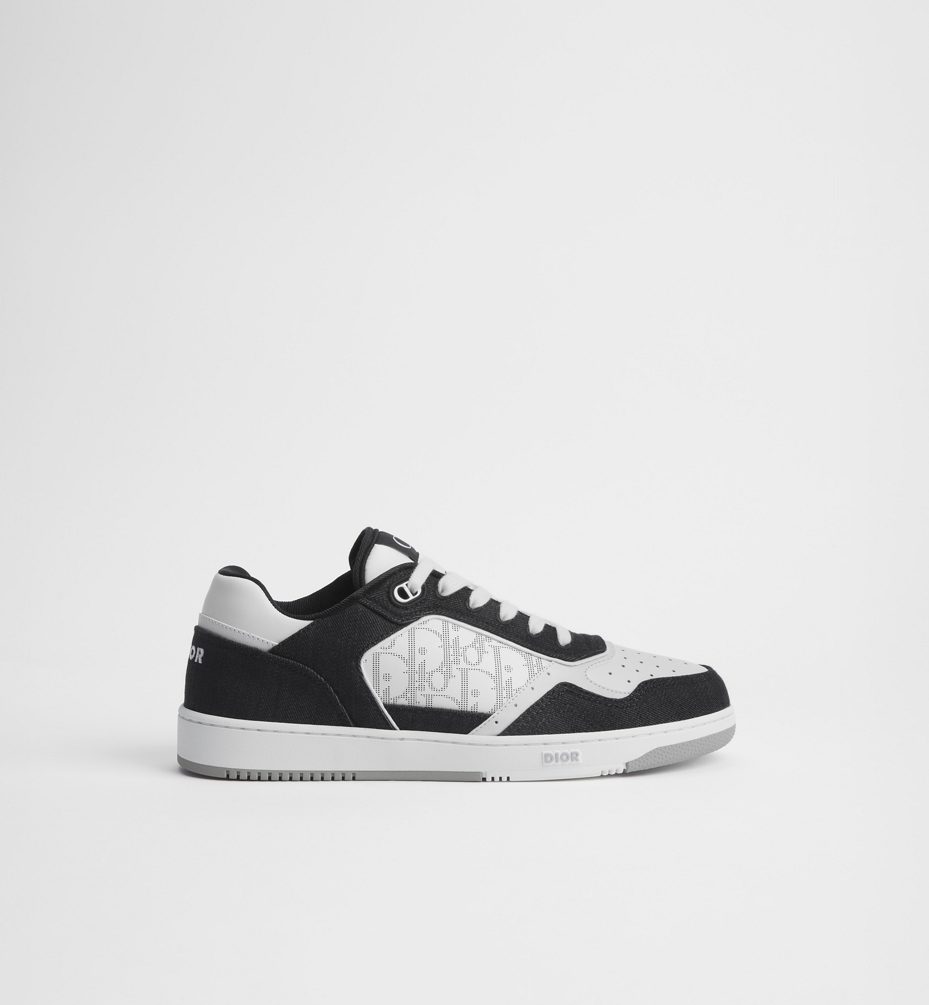 Dior B27 Low Top Trainers Denim Black/White