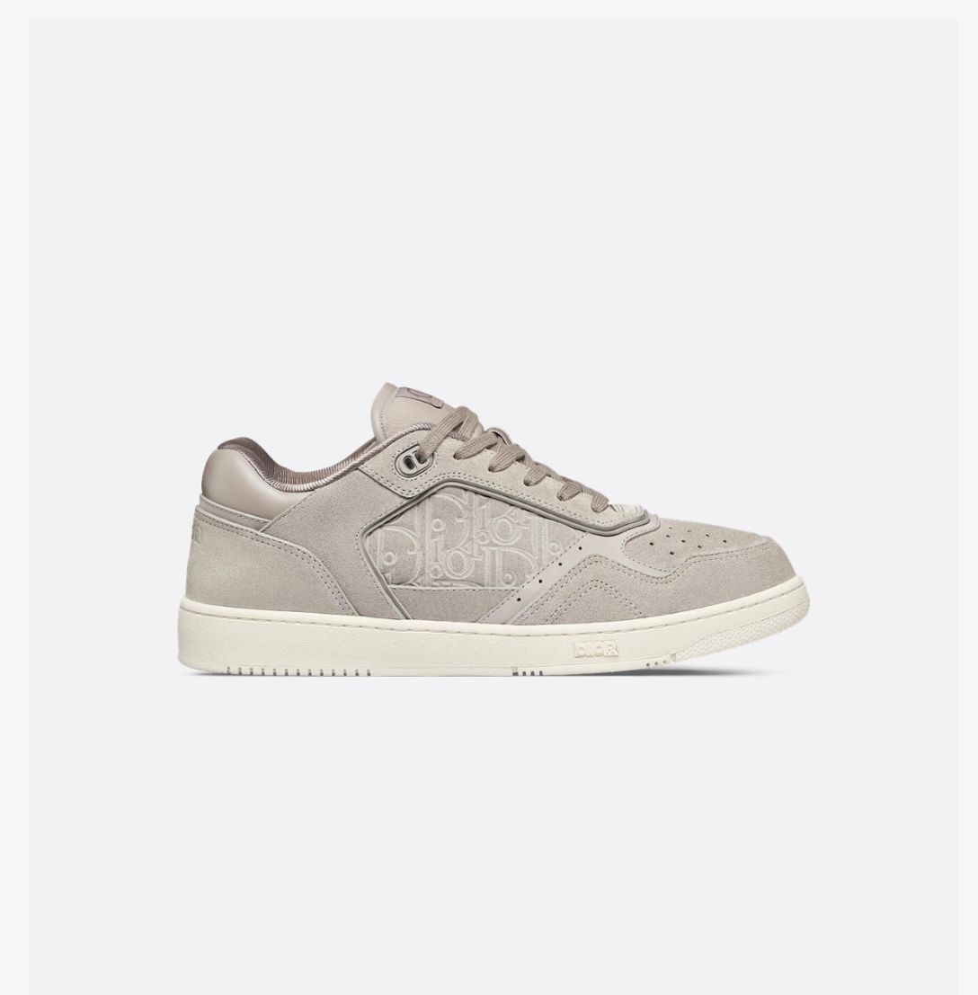 Dior B27 Low Top Trainers Suède Beige