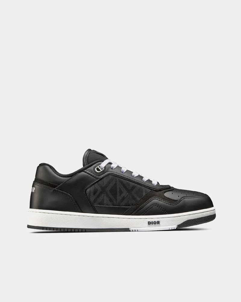 Dior B27 Low Top Trainers Cd Canvas Black