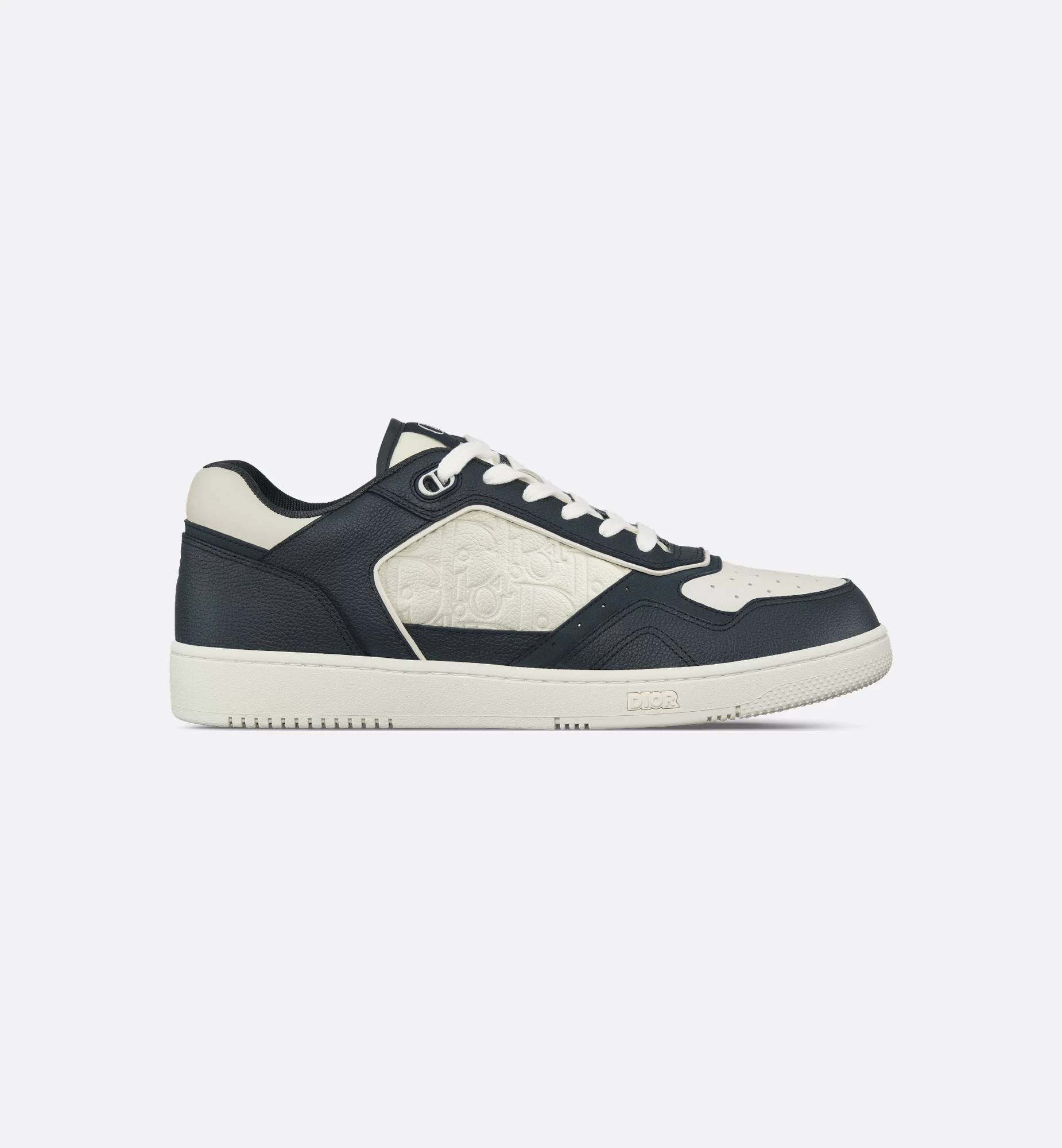 Dior B27 Low Top Trainers Navy Blue/White