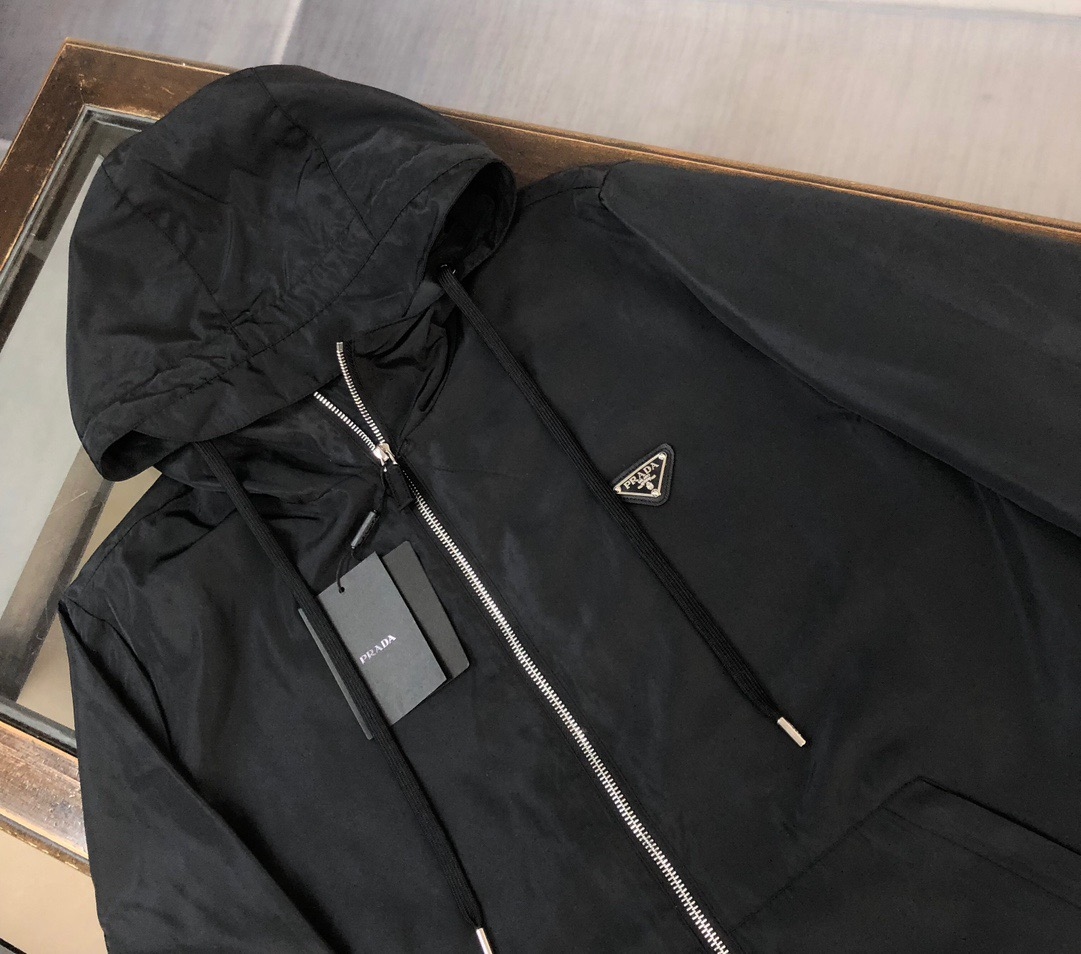 Prada Re-Nylon Core Jacket Black - Image 2