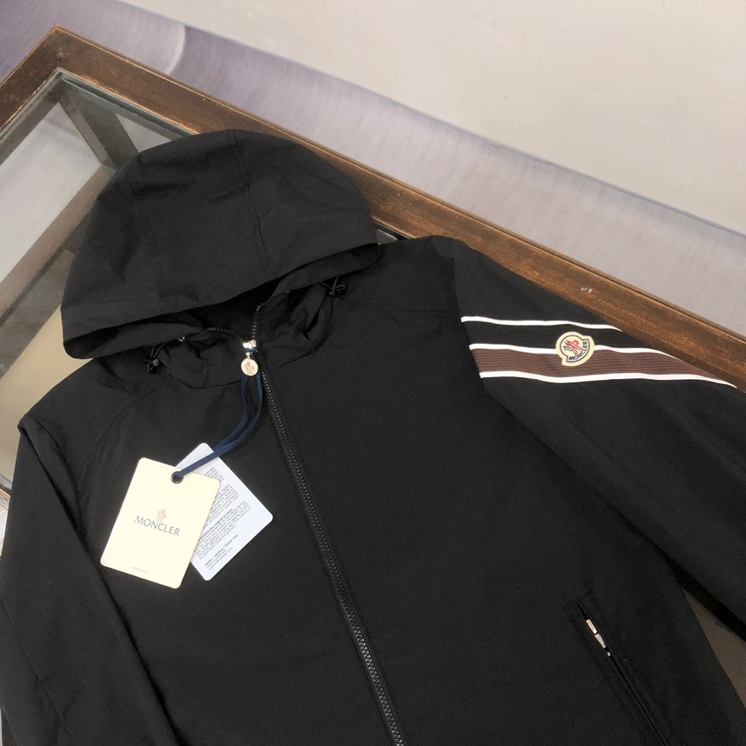 Moncler Tricol WindBreaker Black - Image 2