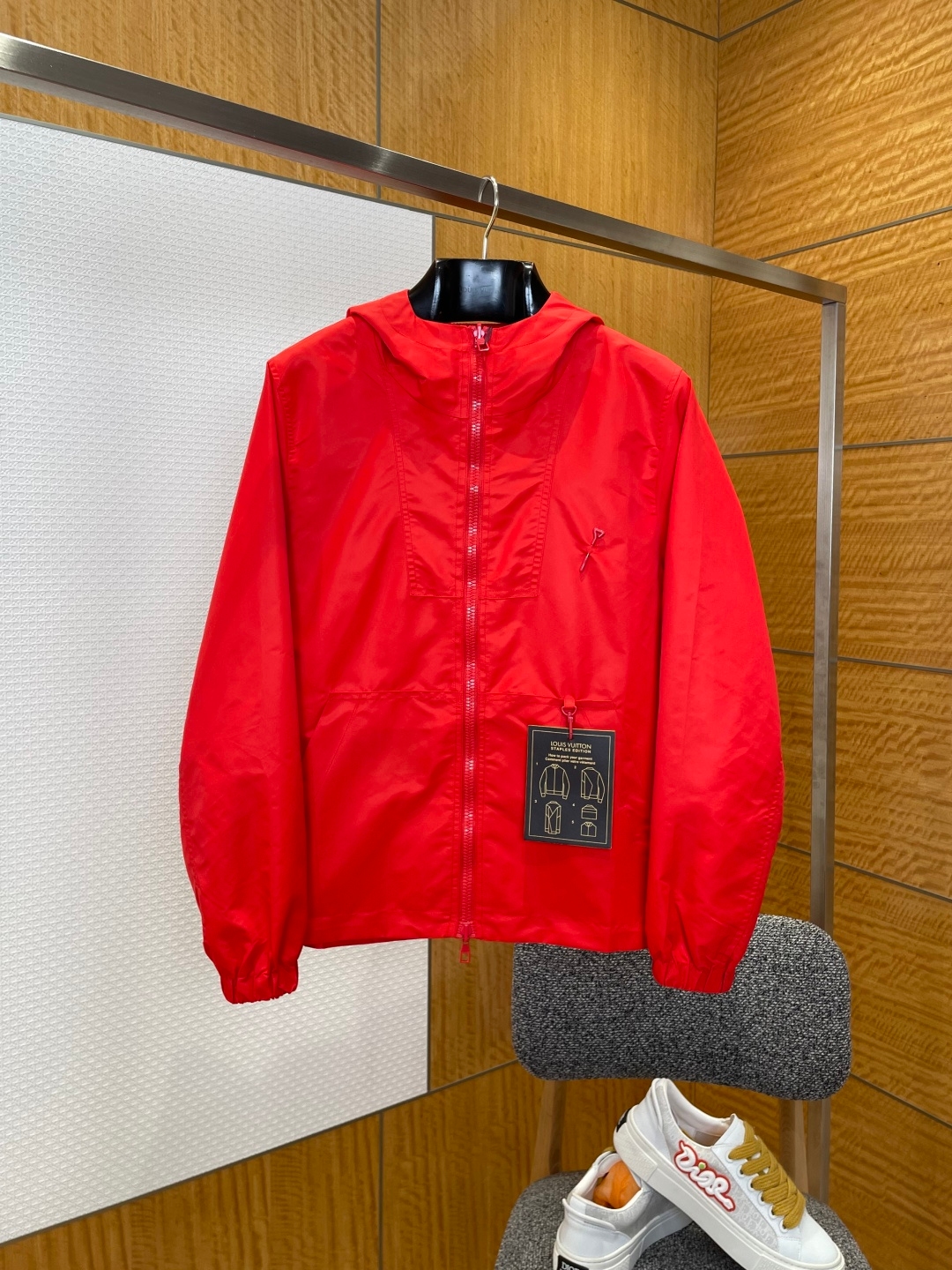 Louis Vuitton Reversible Monogram Jacket Red
