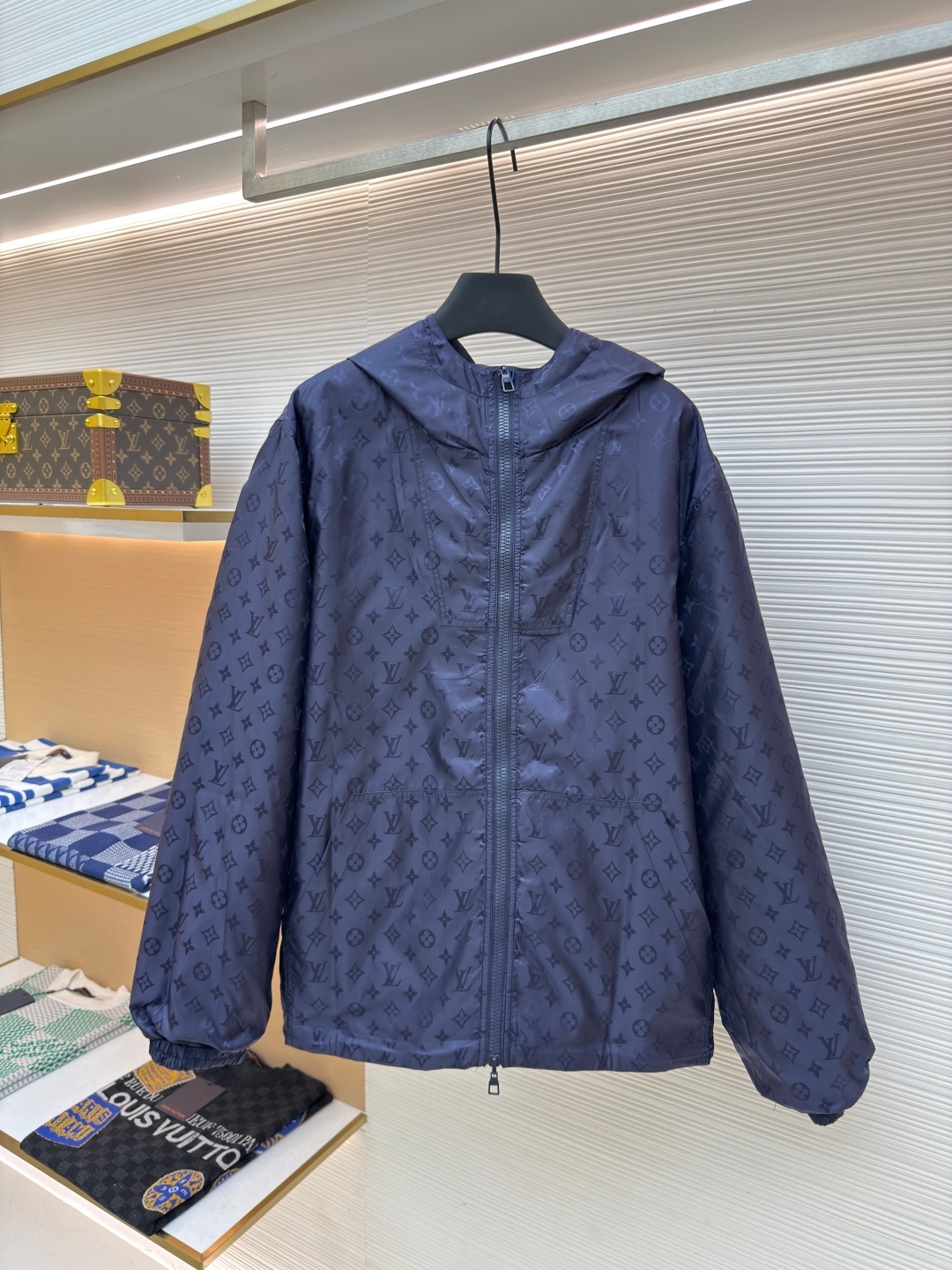Louis Vuitton Reversible Monogram Jacket Navy Blue - Image 3