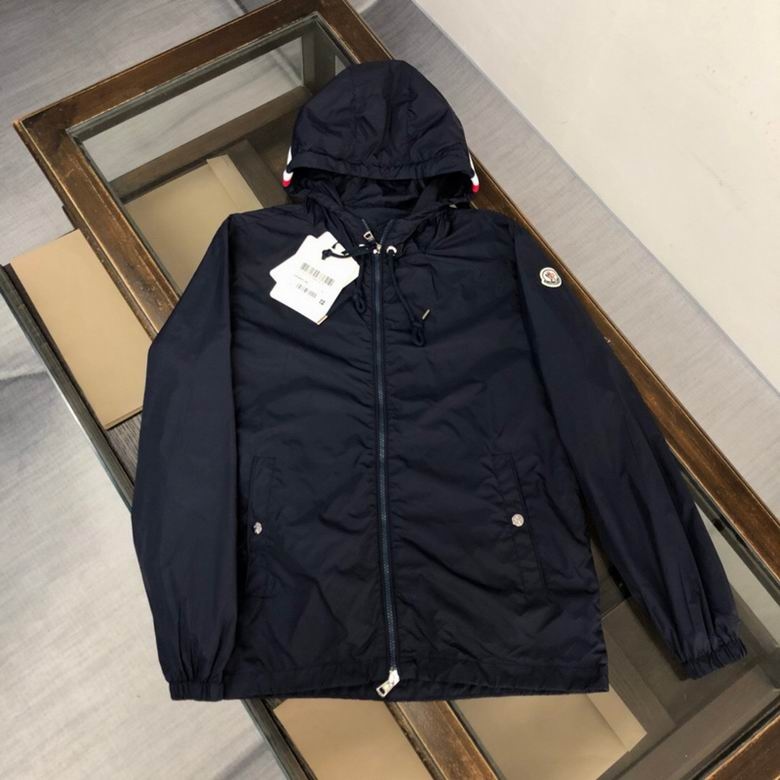 Moncler Grimpeurs Hooded Jacket Navy Blue