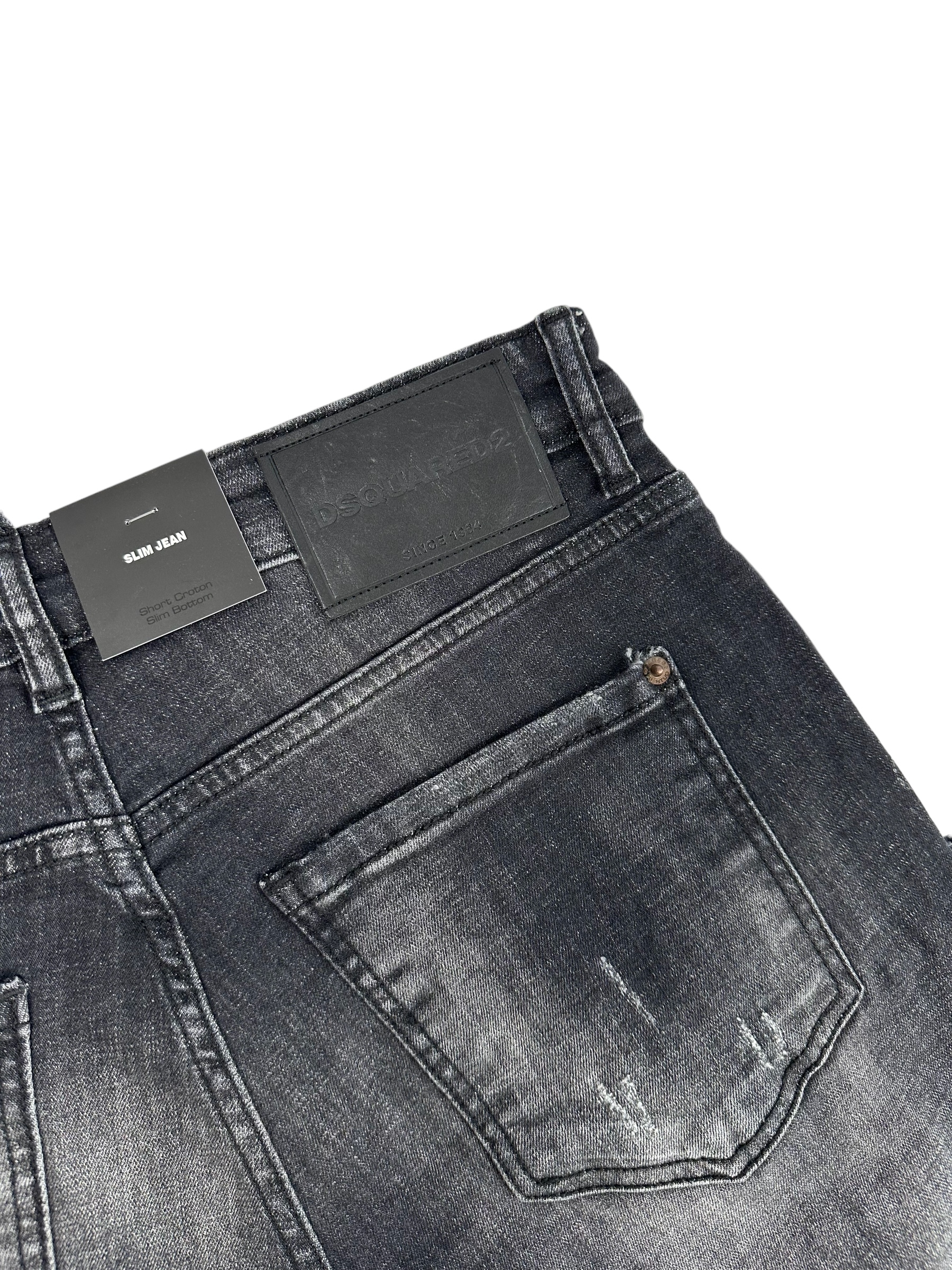 Dsq2 Jeans Leather Patch Black - Image 5