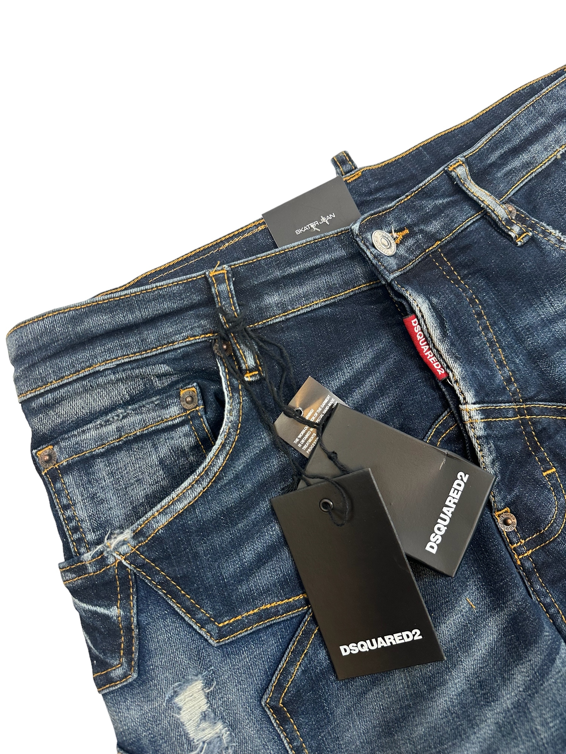 Dsq2 Jeans Craftsmatship Star Blue - Image 4