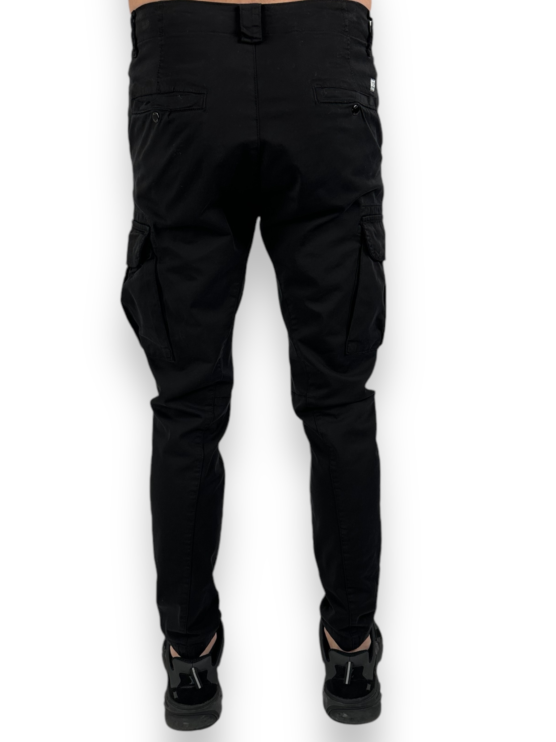 C.P. Company Cargo Pants Black - Image 3
