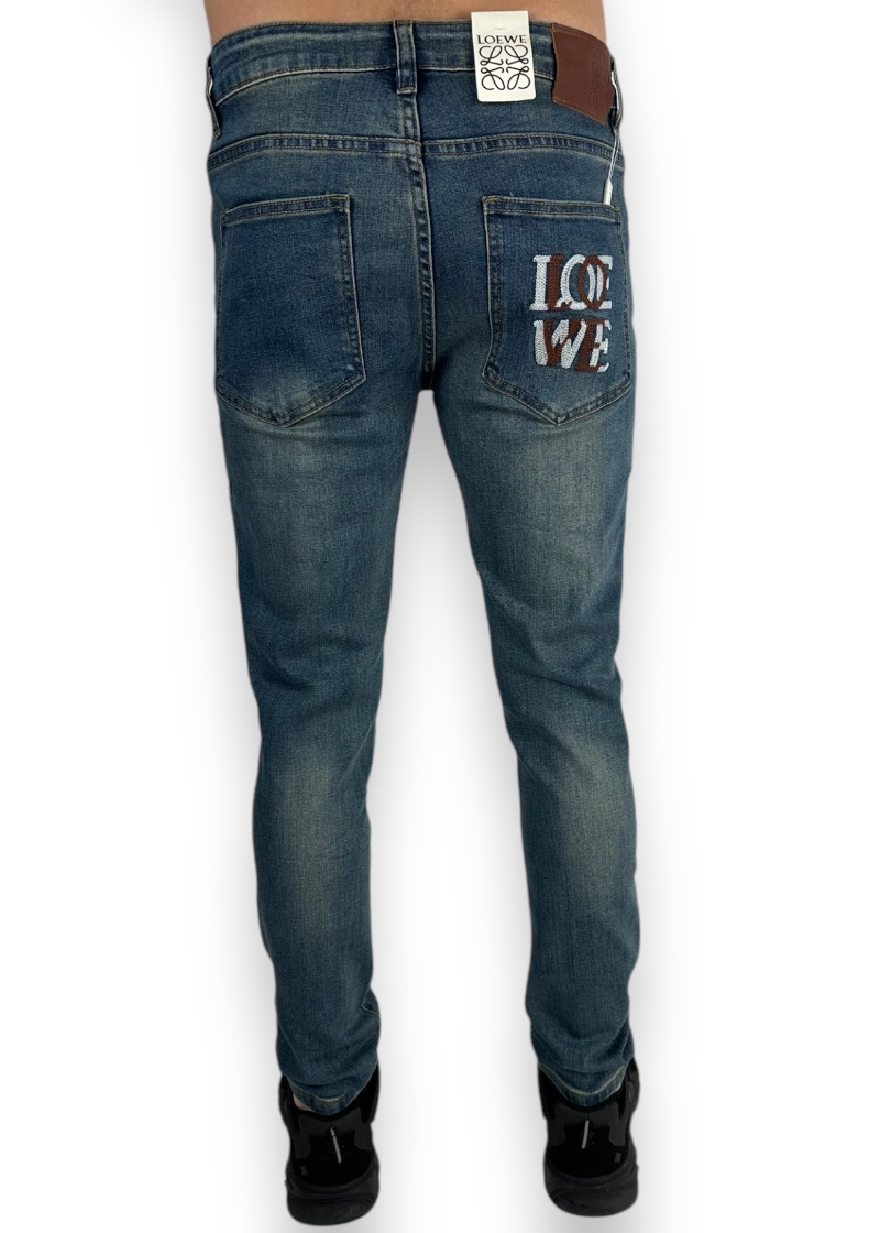 Loewe Jeans Back Logo Blue - Image 3