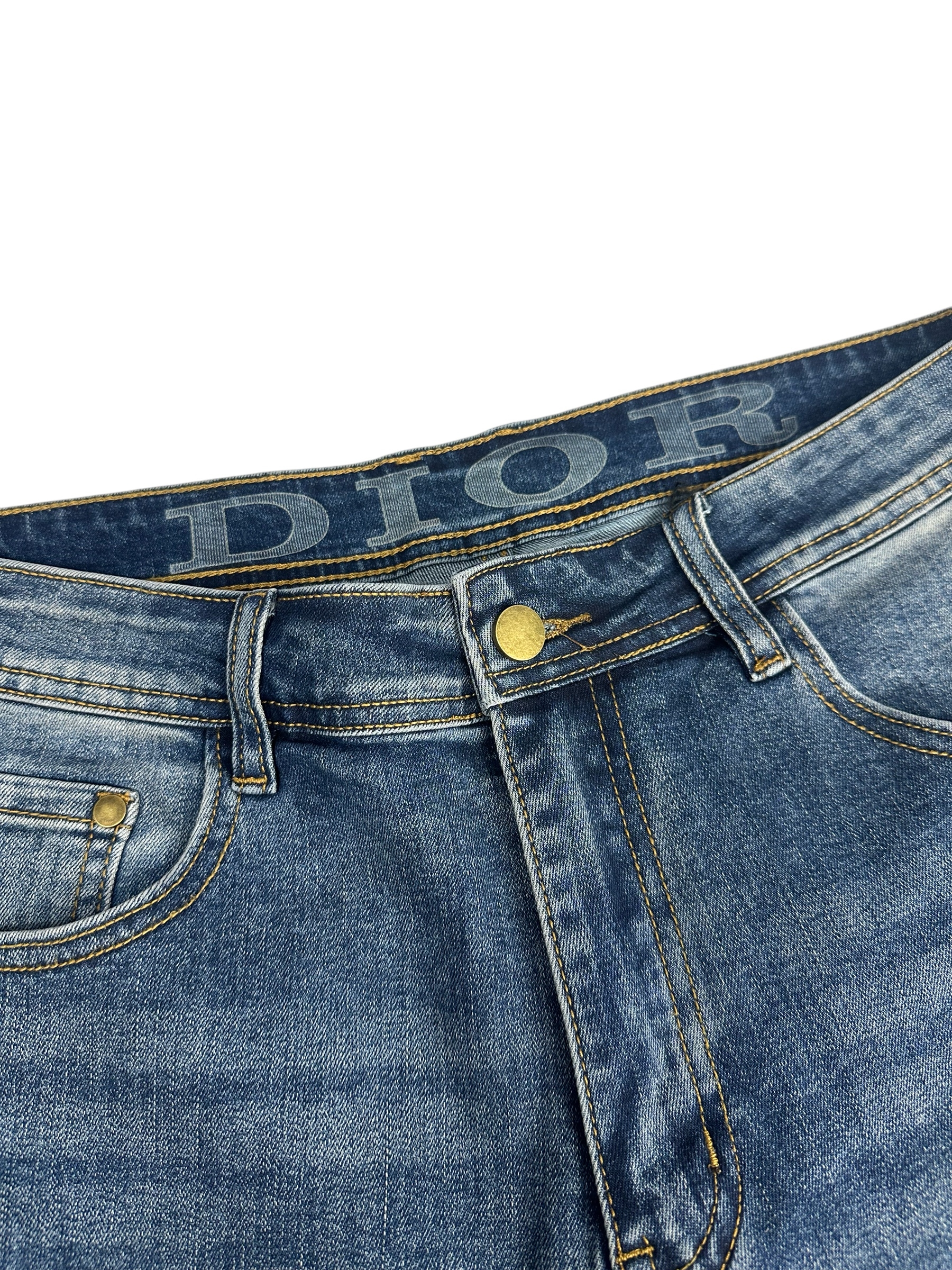Dior Jeans Back Logo Blue - Image 4