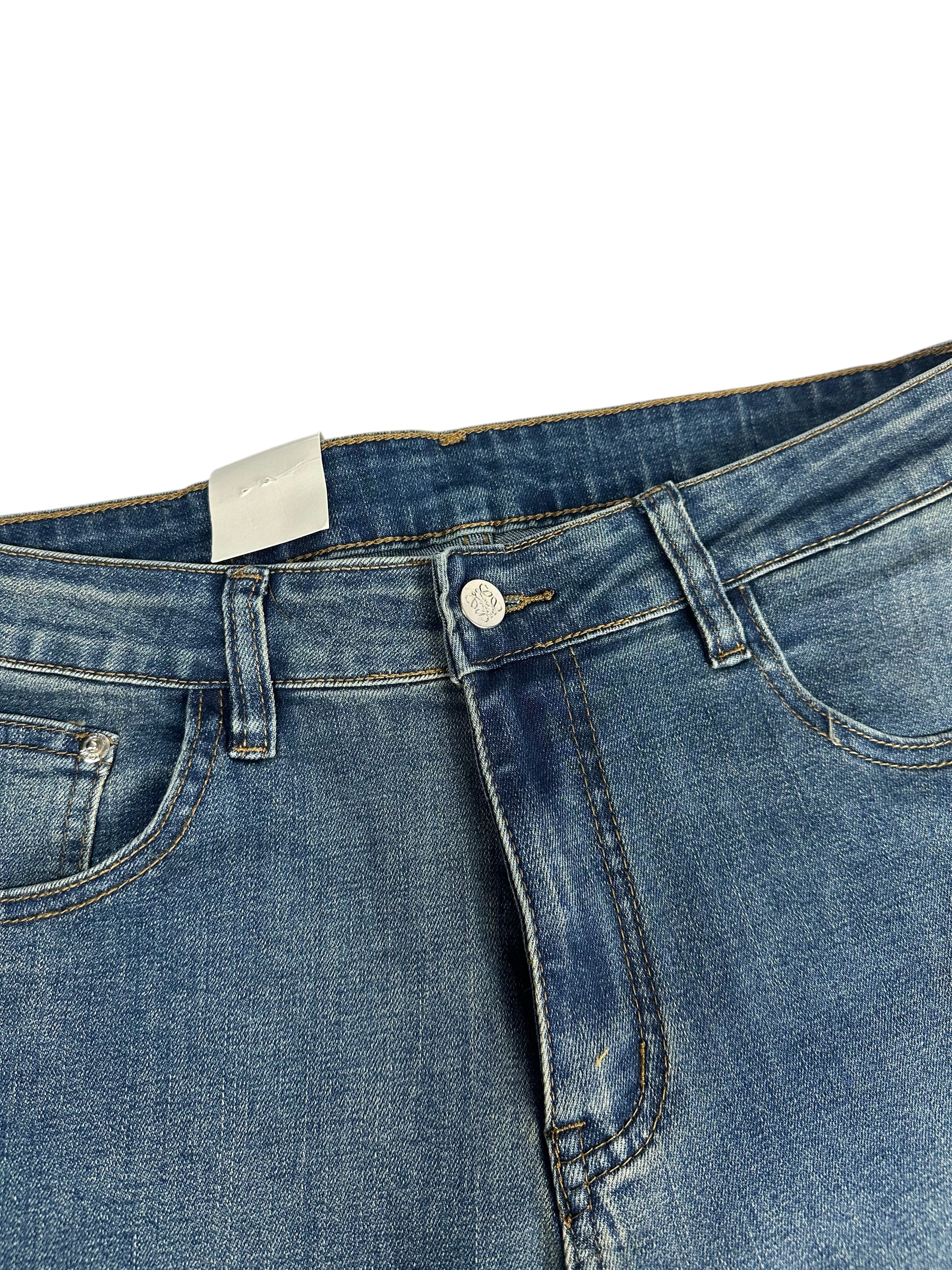 Loewe Jeans Back Logo Blue - Image 4