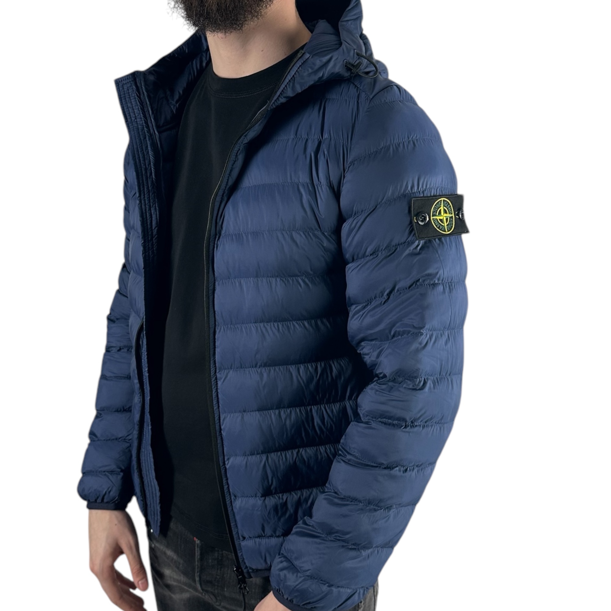 Stone Island Light Down-Jacket Blue - Image 4