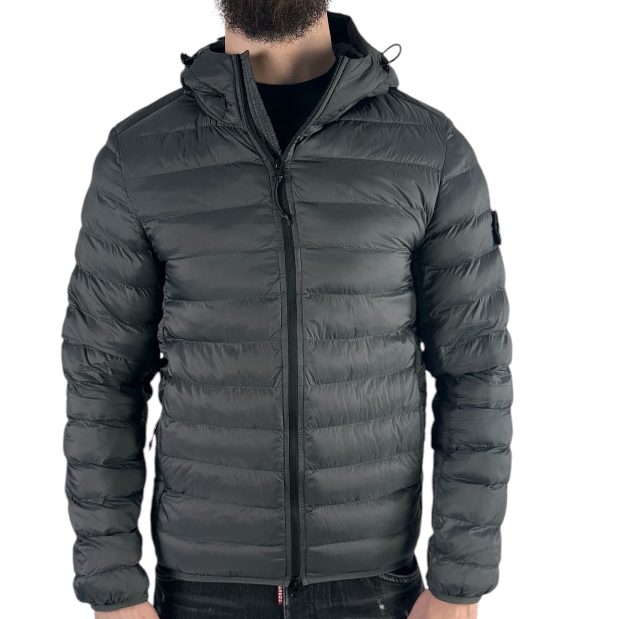 Stone Island Light Down-Jacket Grey