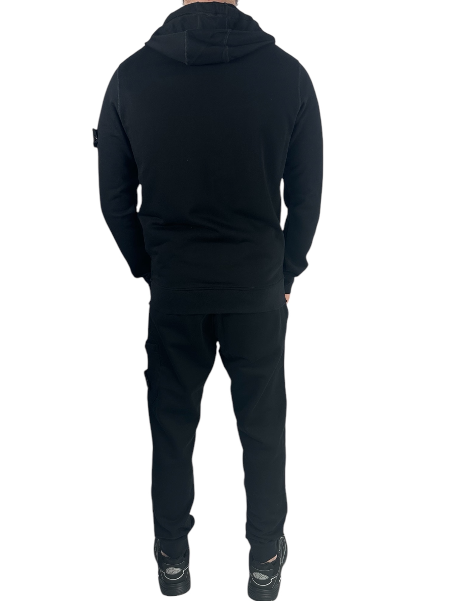 Stone Island Zipper Tracksuit Black - Image 3