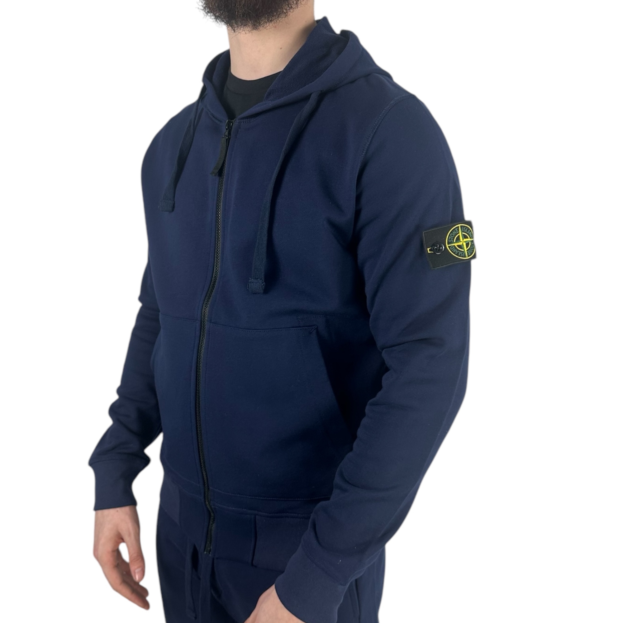 Stone Island Zipper Tracksuit Navy Blue - Image 4
