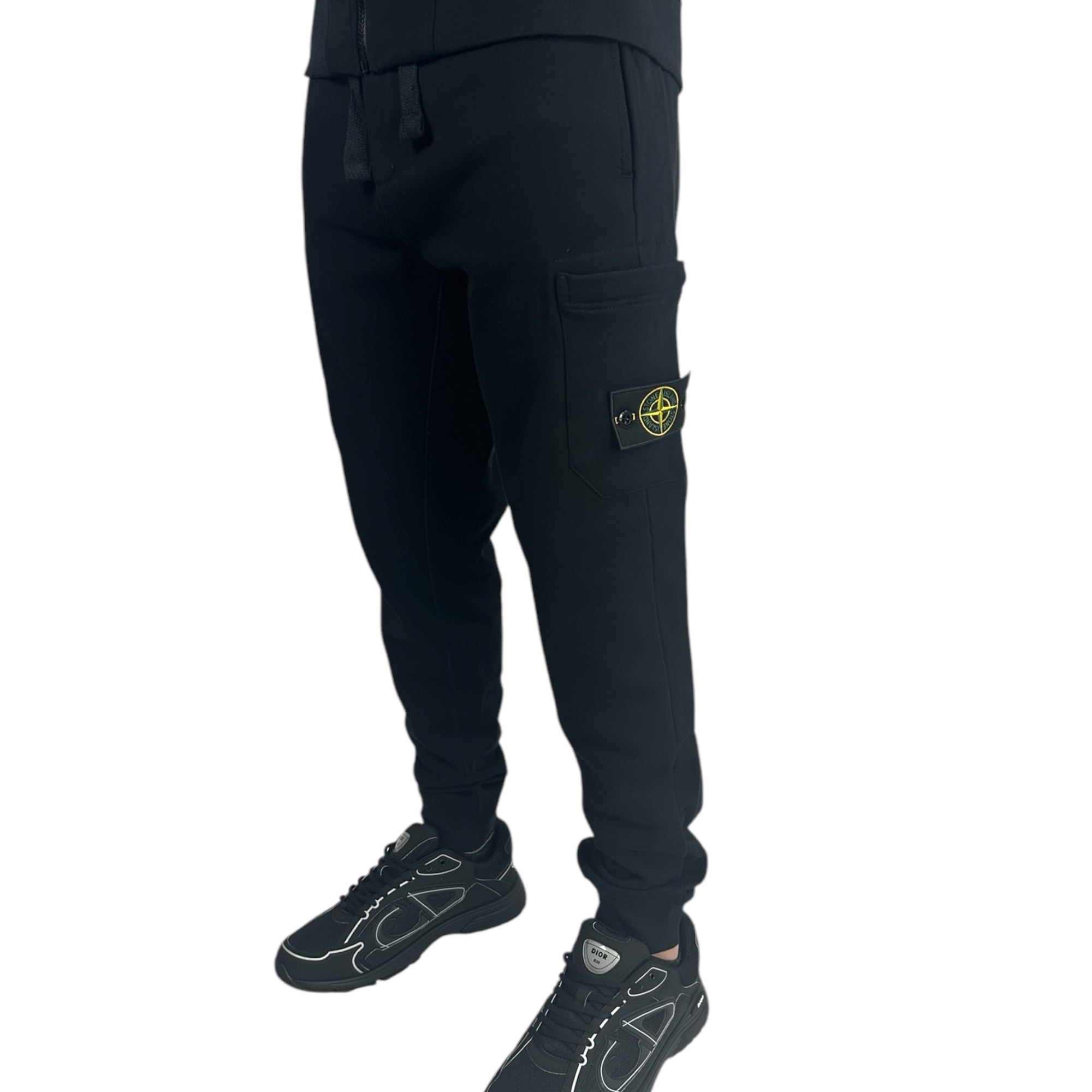 Stone Island Zipper Tracksuit Black - Image 5