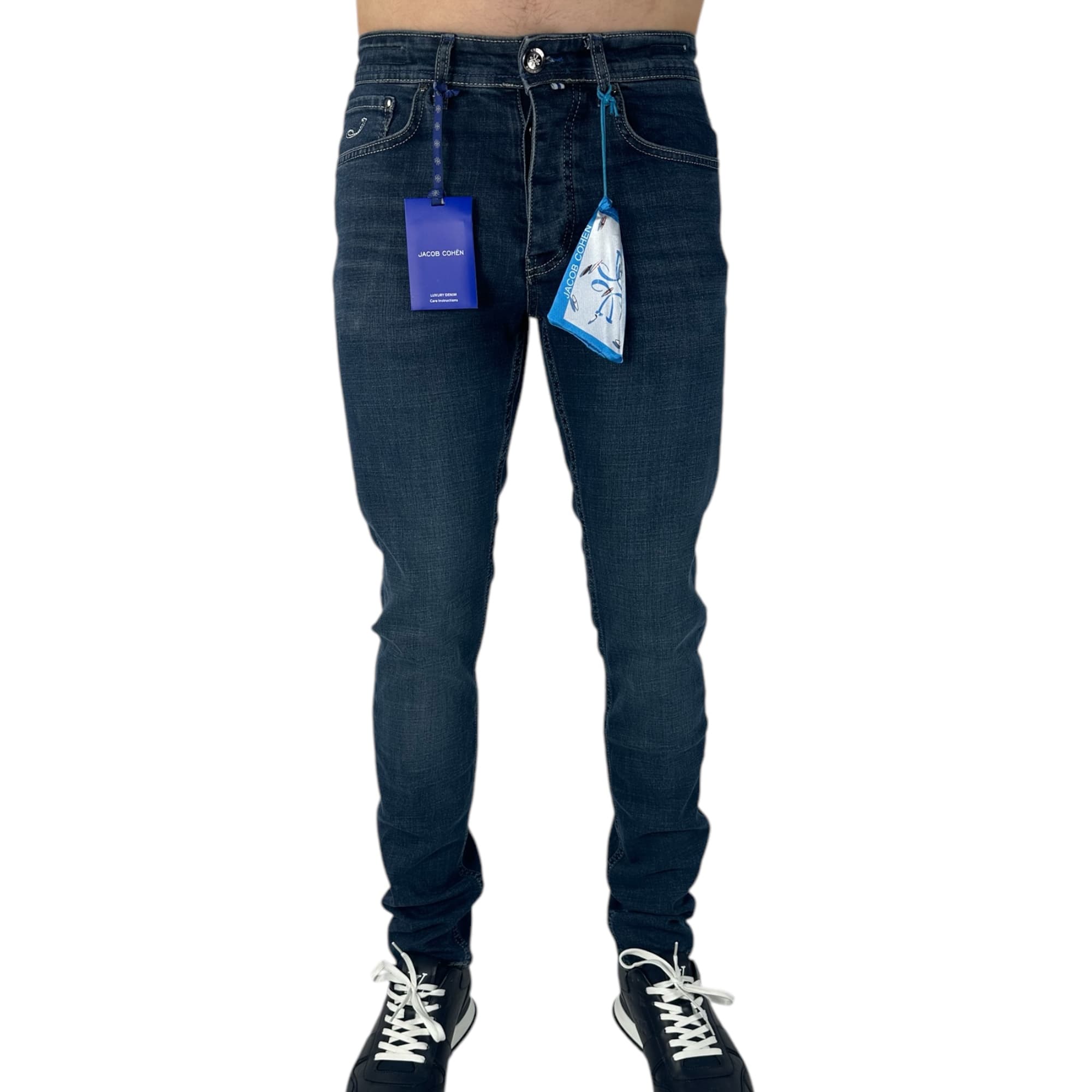 Jacob Cohën Jeans Kajak Logo Blue