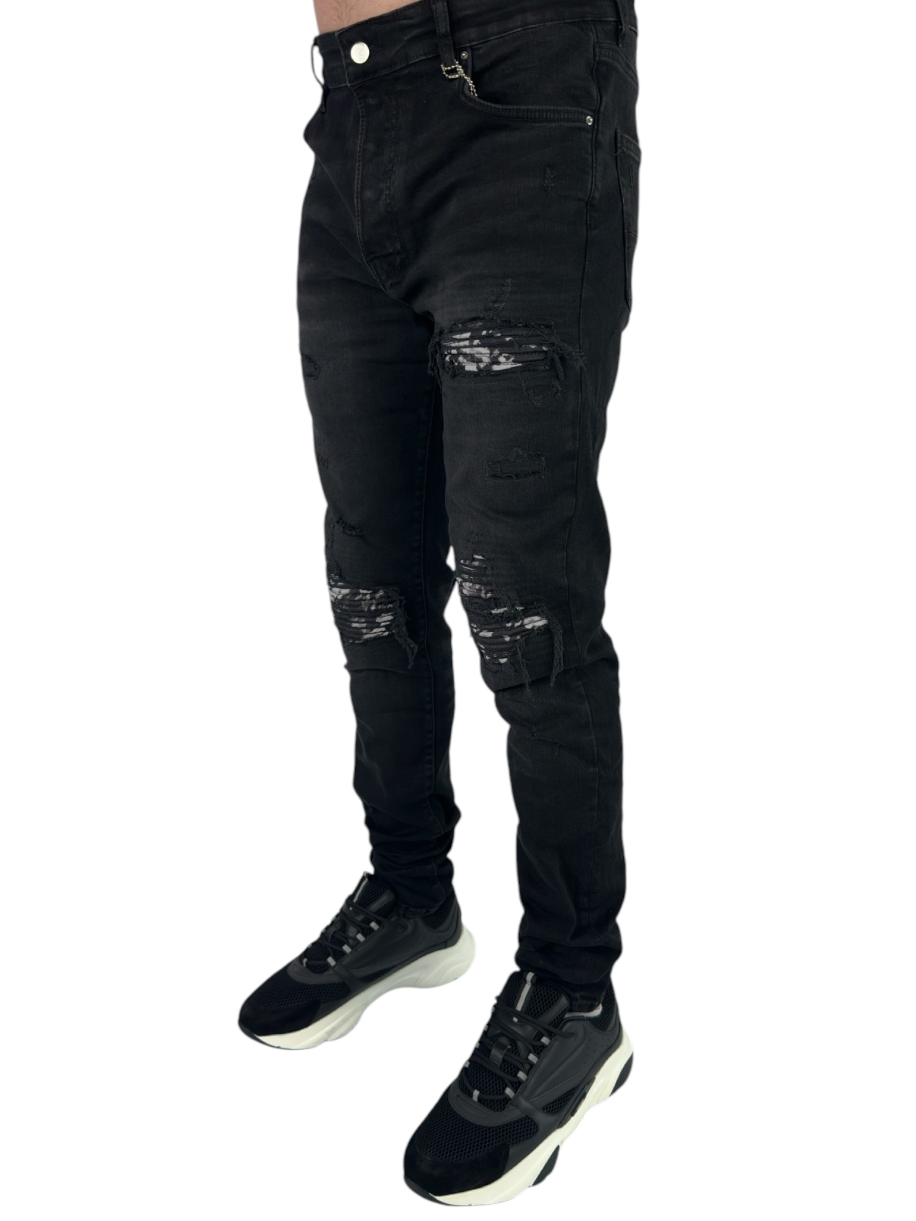 Amiri jeans Grey Patch Black - Image 2