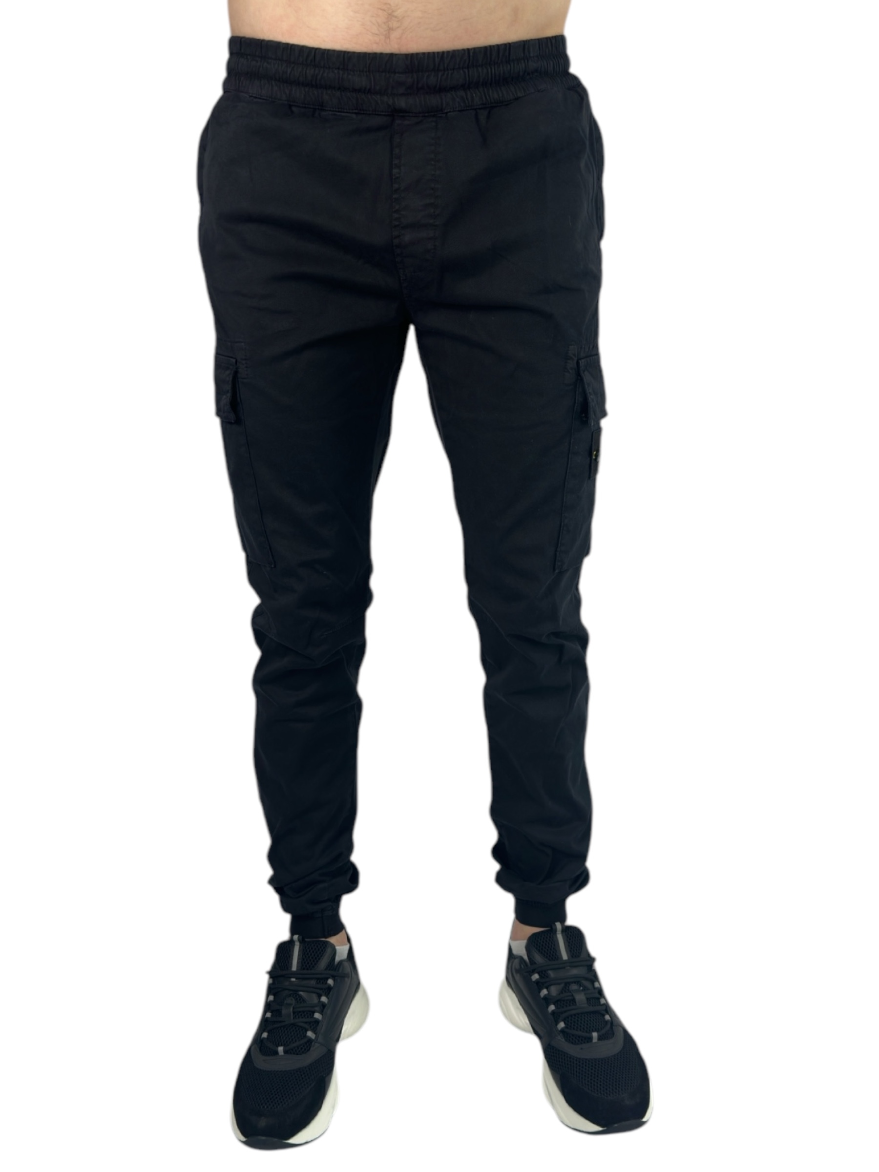 Stone Island Cargo Pants Black - Image 2
