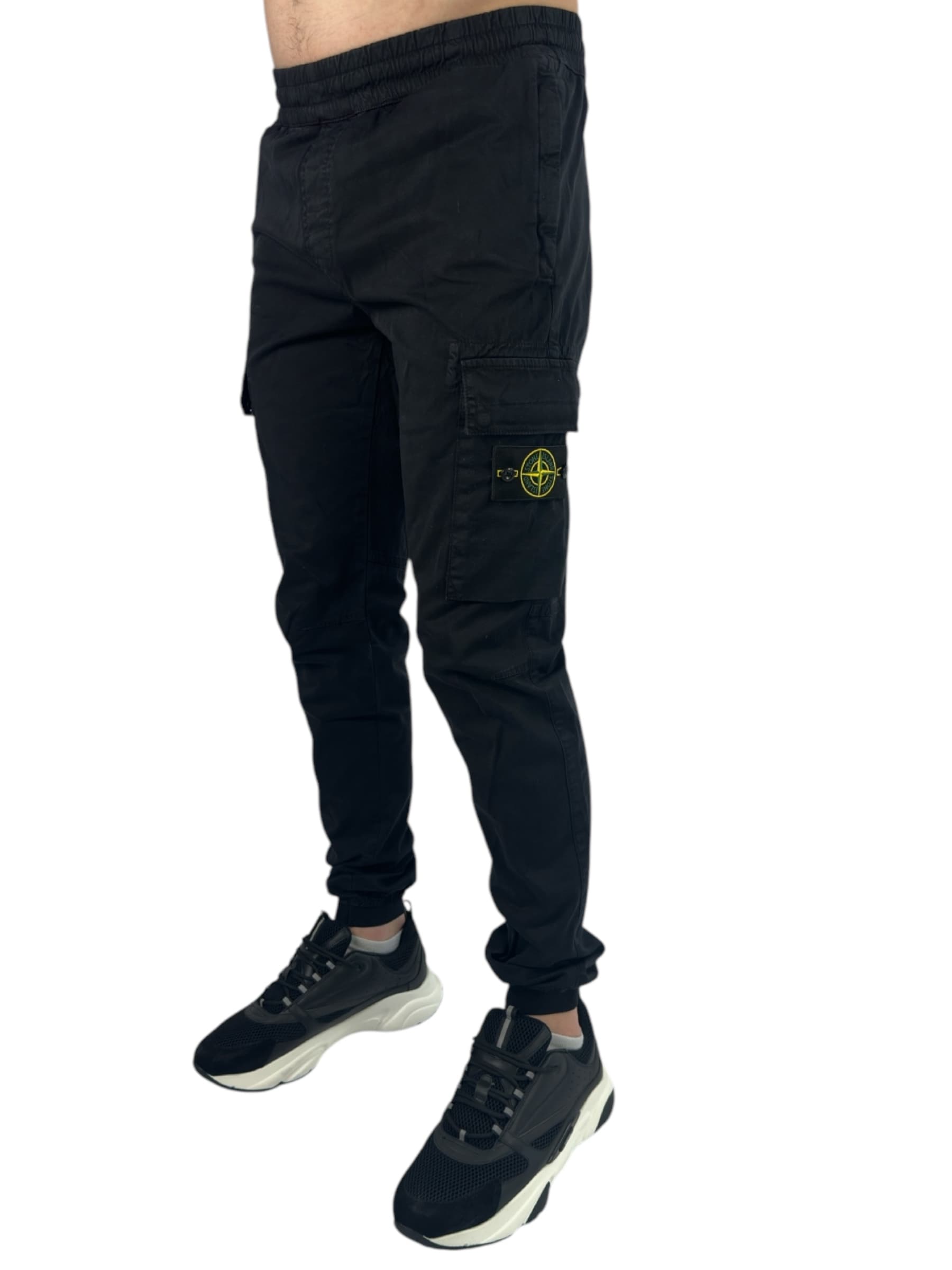 Stone Island Cargo Pants Black