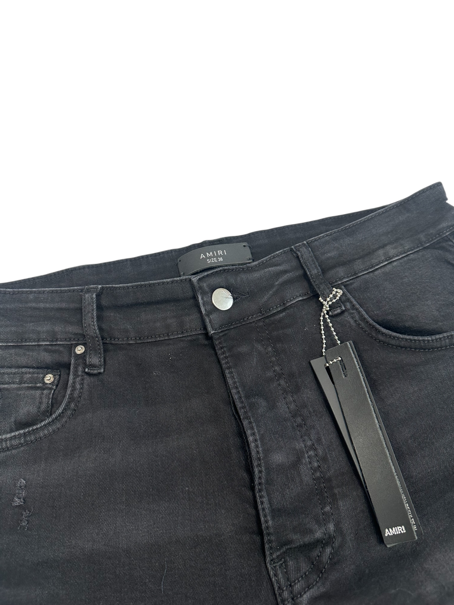 Amiri jeans Grey Patch Black - Image 4