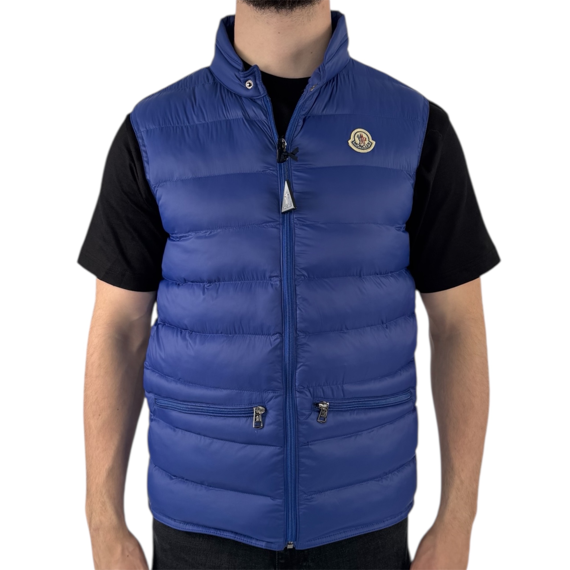 Moncler Bodywarmer Ocean Blue - Image 1