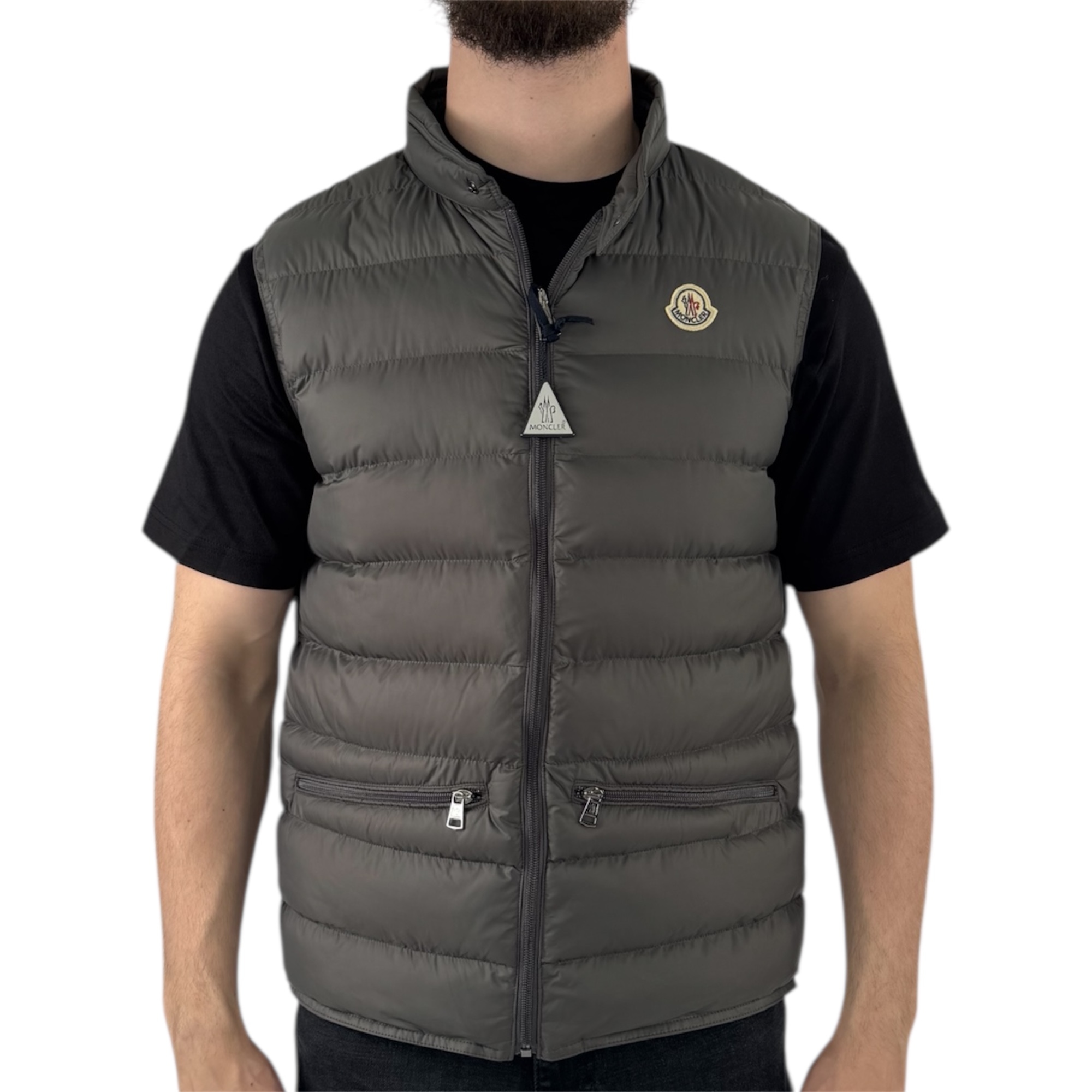 Moncler Bodywarmer Grey - Image 1
