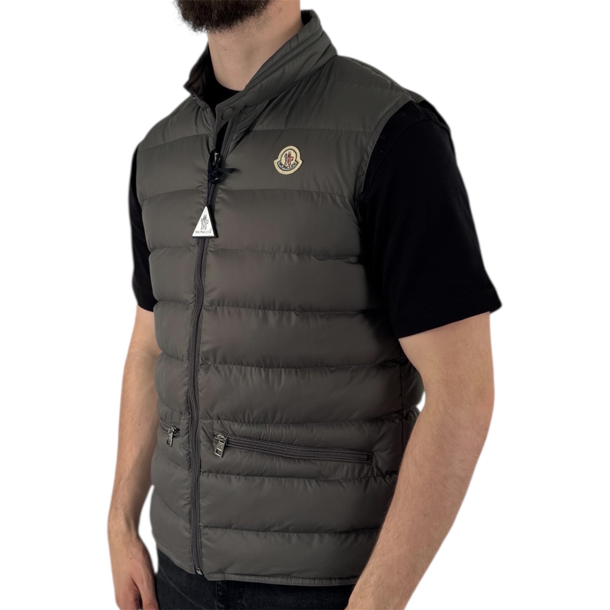 Moncler Bodywarmer Grey - Image 2