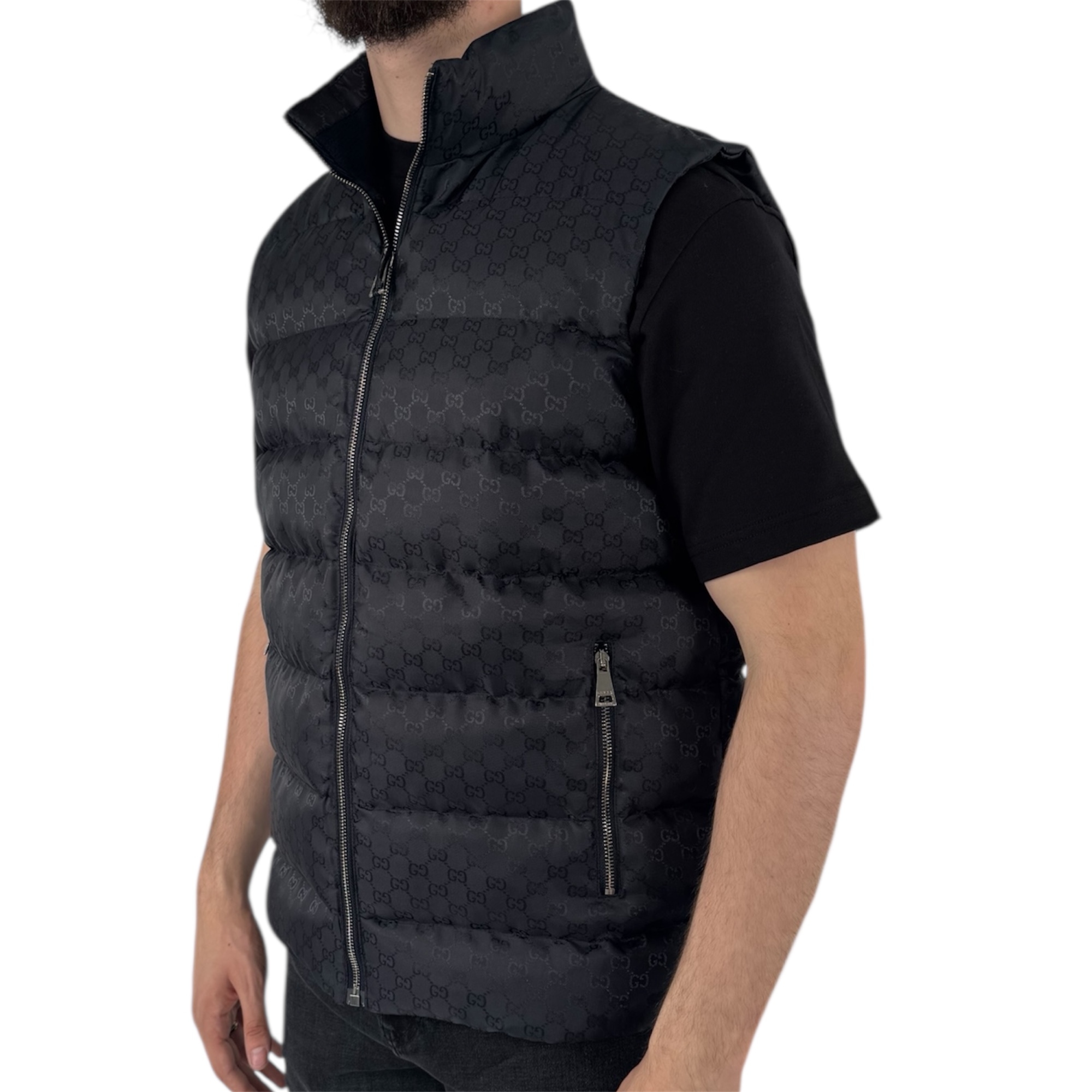 Gucci Monogram BodyWarmer Navy Blue - Image 2