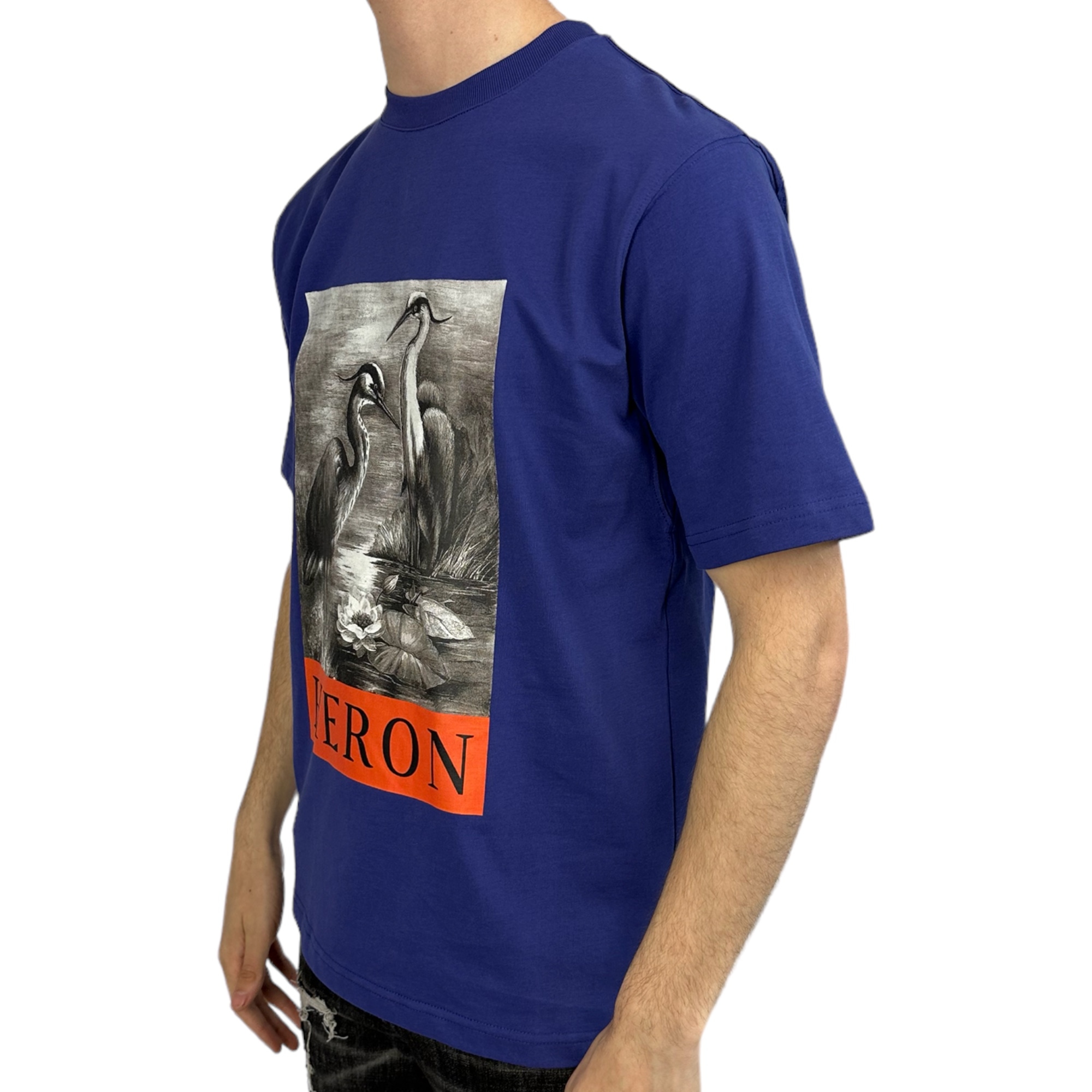 Heron Preston T-shirt Heron Bird Blue - Image 2