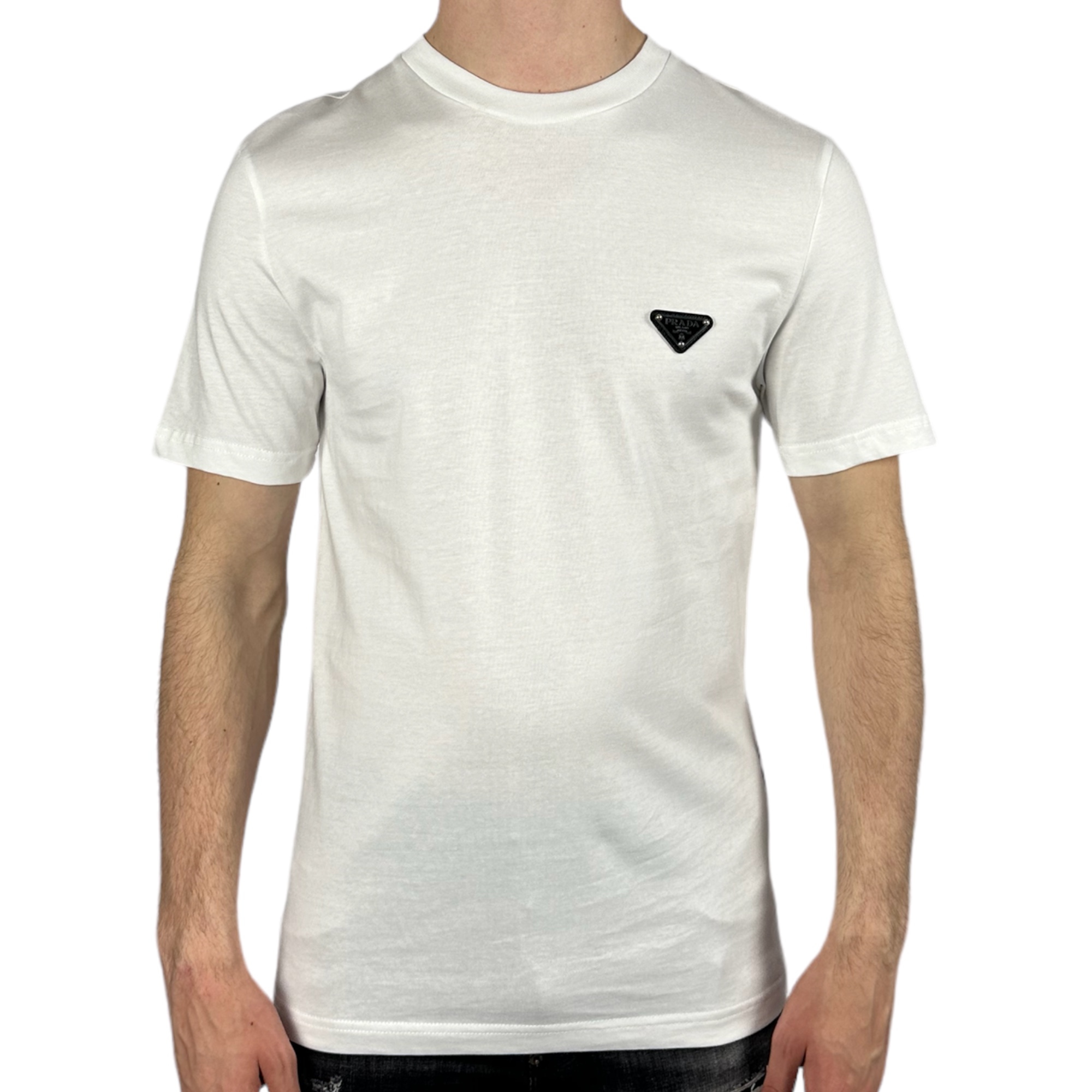 Prada T-shirt Basic Logo White
