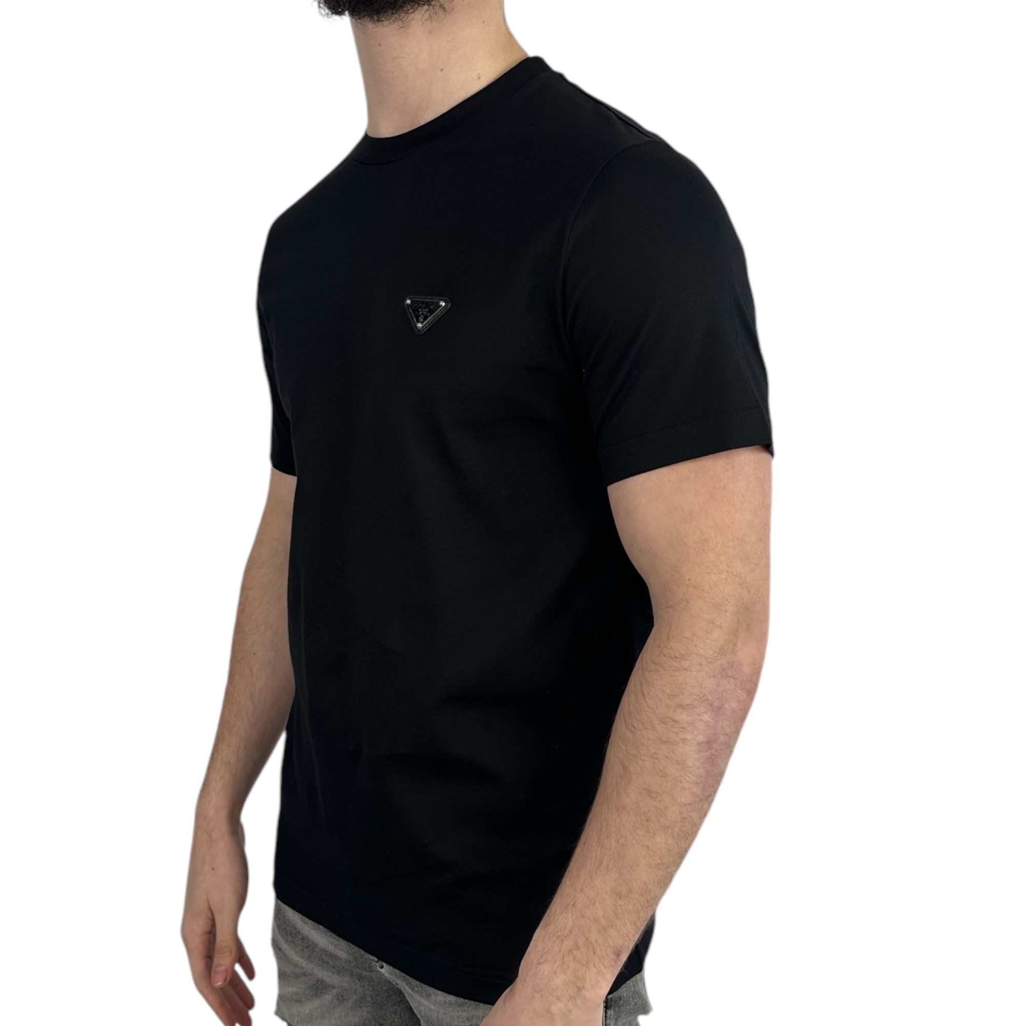 Prada T-shirt Basic Logo Black - Image 2