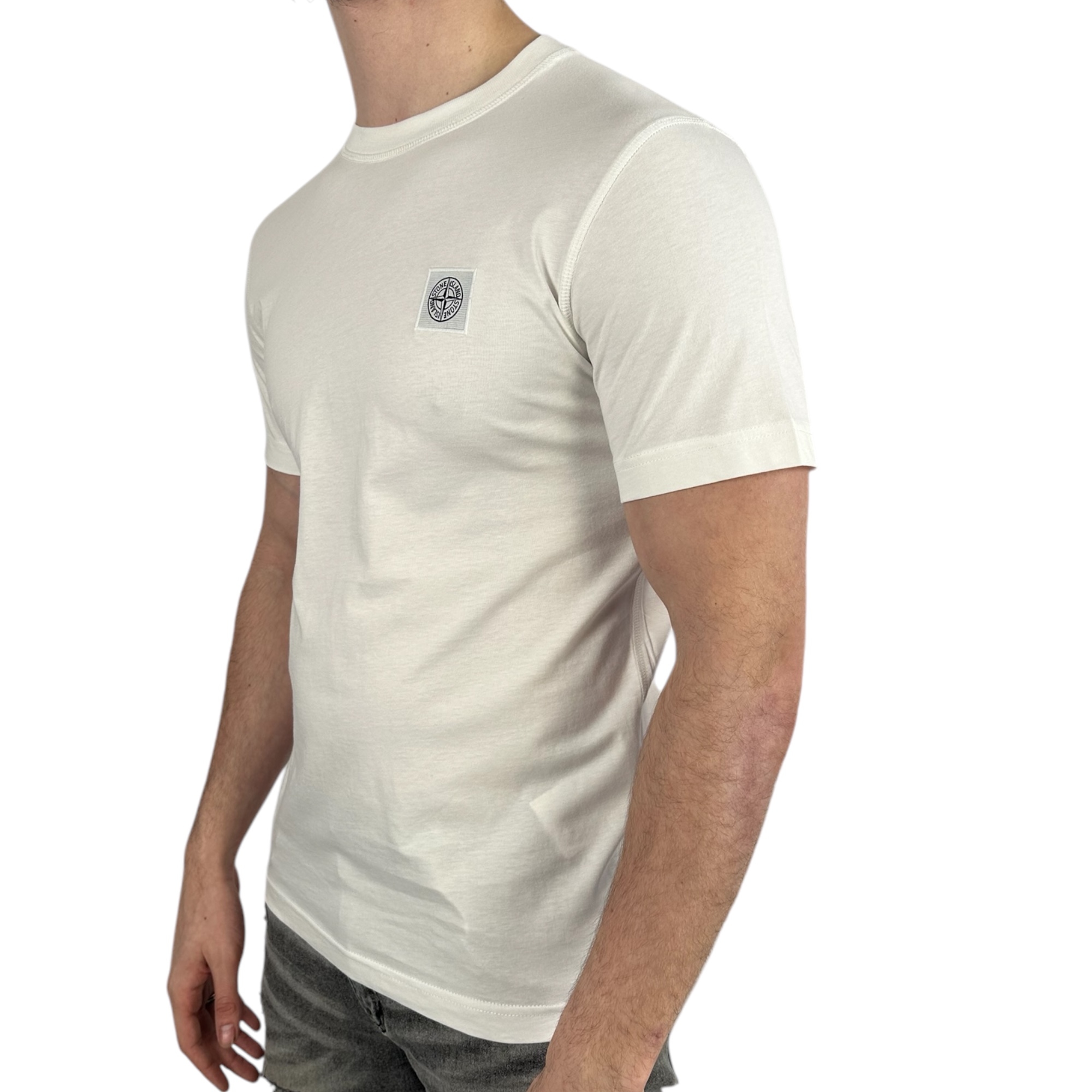 Stone Island T-shirt Ghost White - Image 2