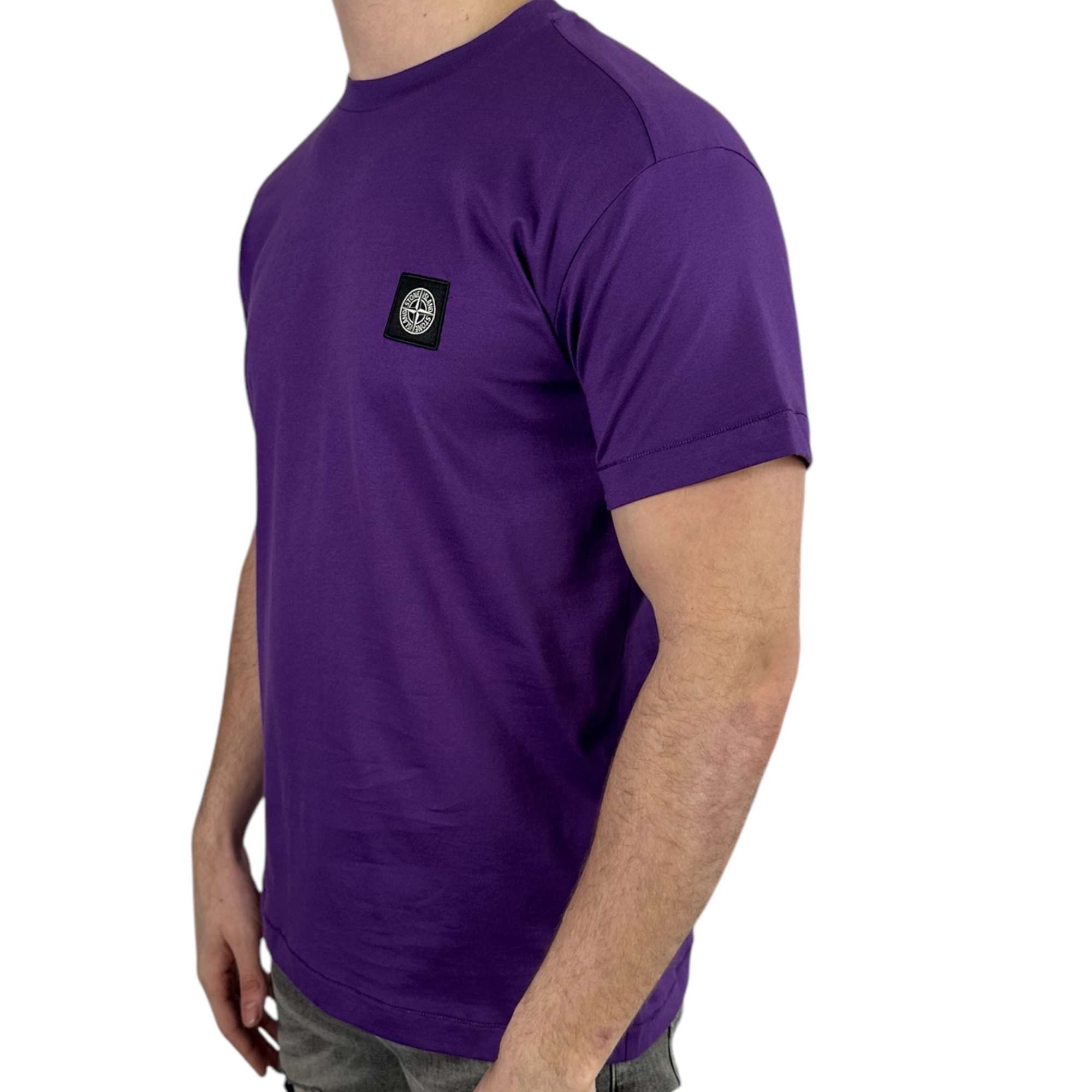 Stone Island T-shirt Classic Purple - Image 2