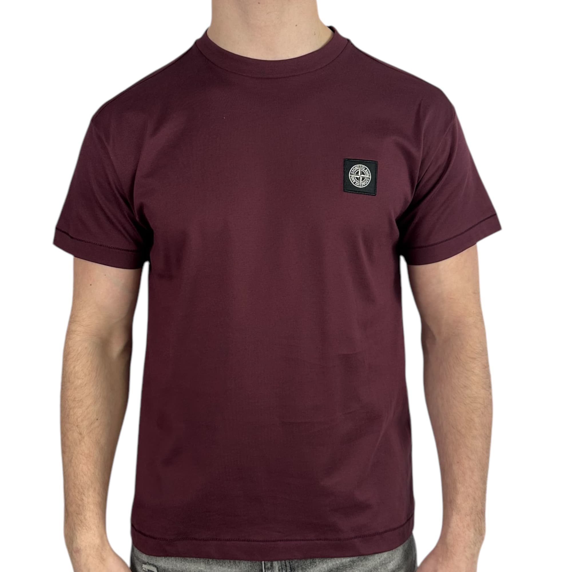 Stone Island T-shirt Classic Bordeaux