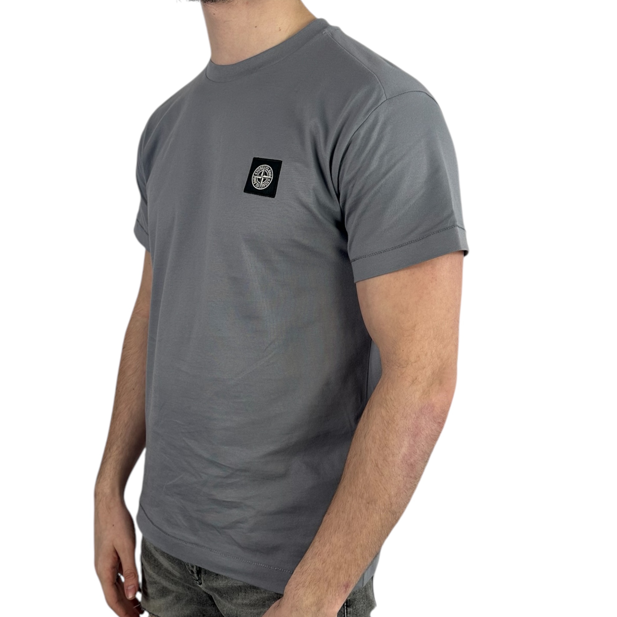 Stone Island T-shirt Classic Grey - Image 2