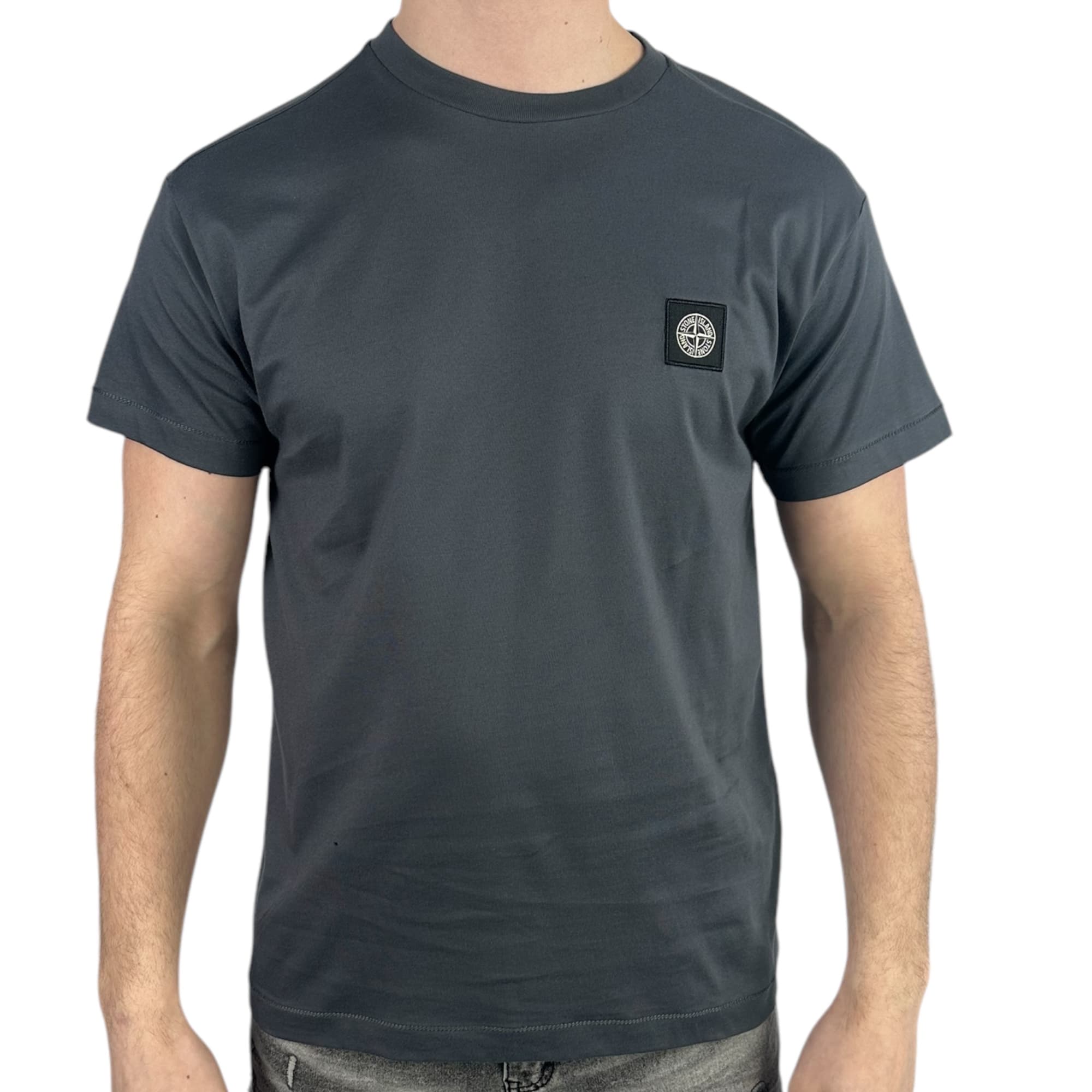 Stone Island T-shirt Classic Antraciet