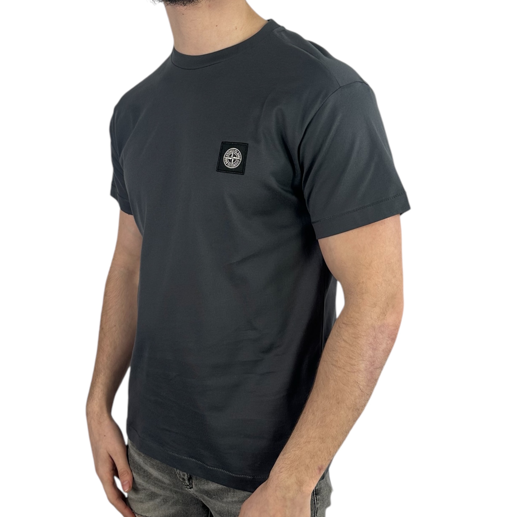 Stone Island T-shirt Classic Antraciet - Image 2