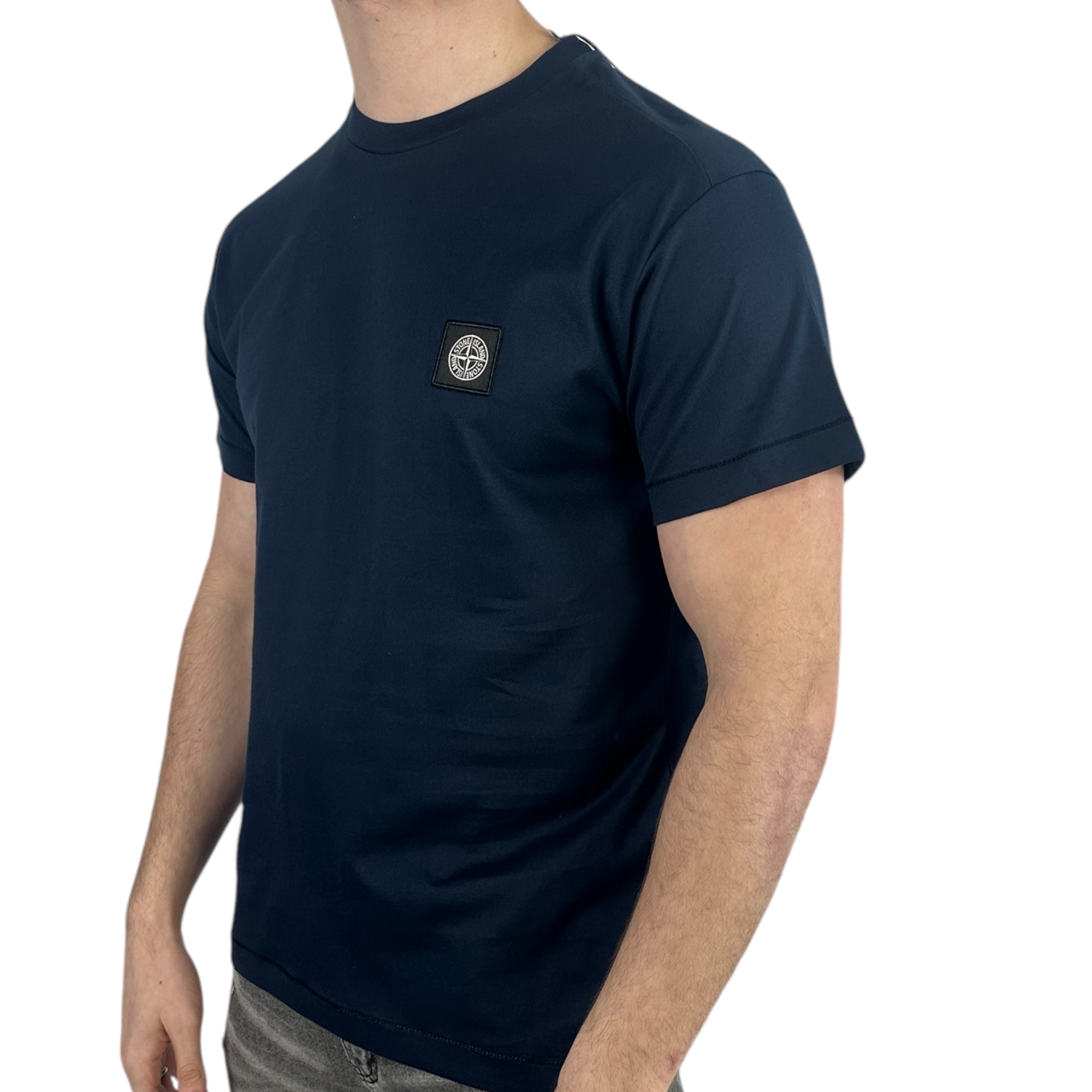 Stone Island T-shirt Classic Navy Blue - Image 2
