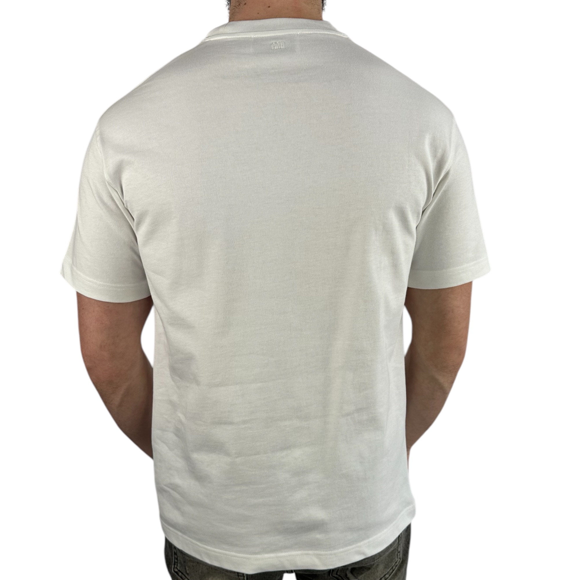 Ami Paris T-shirt Ghost White - Image 3