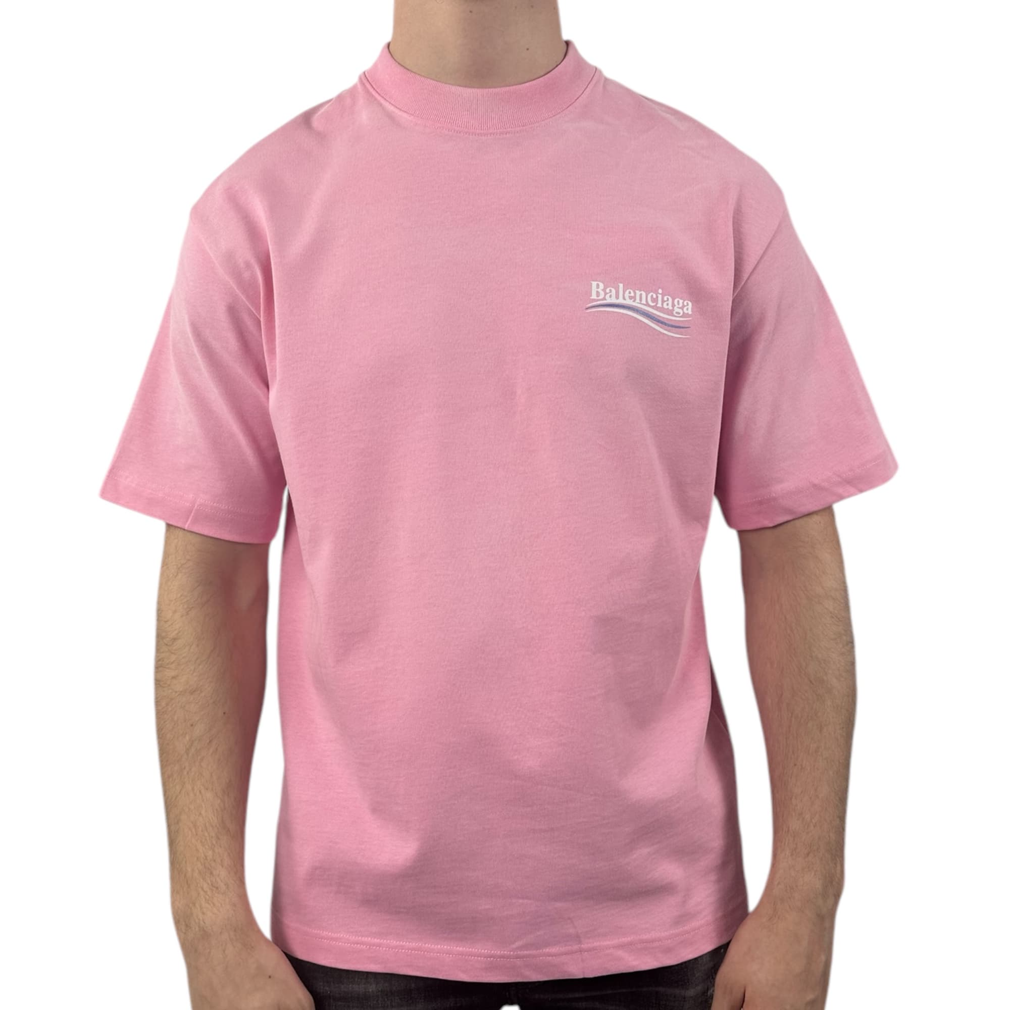 Balenciaga T-shirt Political Pink