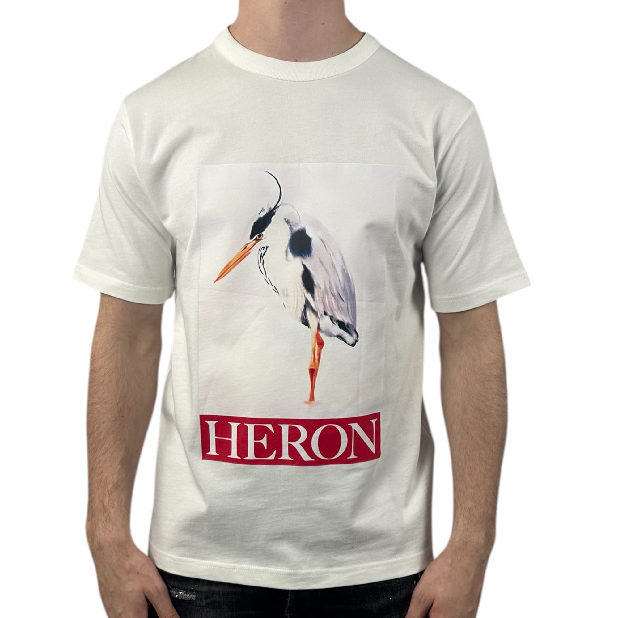 Heron Preston T-shirt Painted White