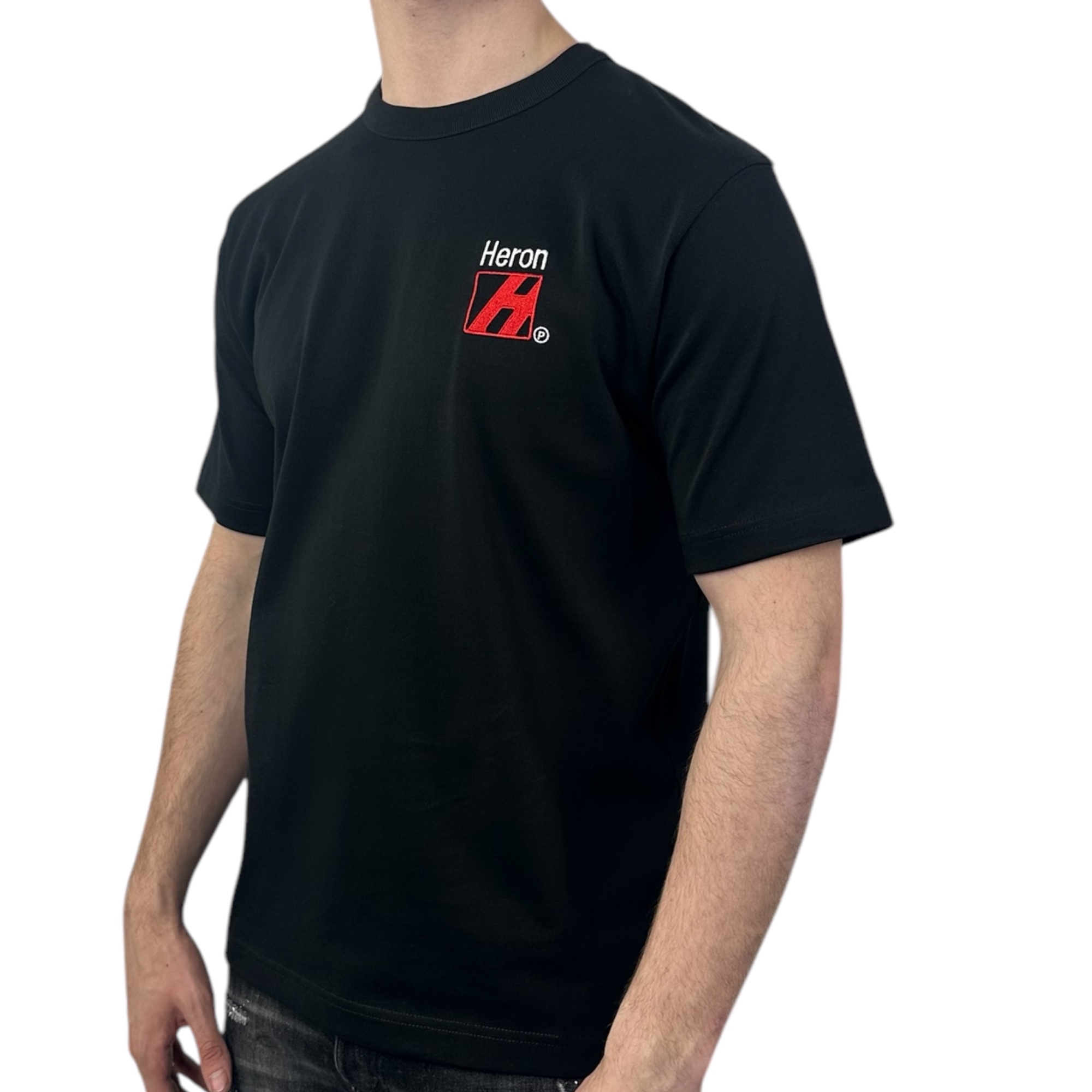 Heron Preston T-shirt Back Logo Black - Image 2