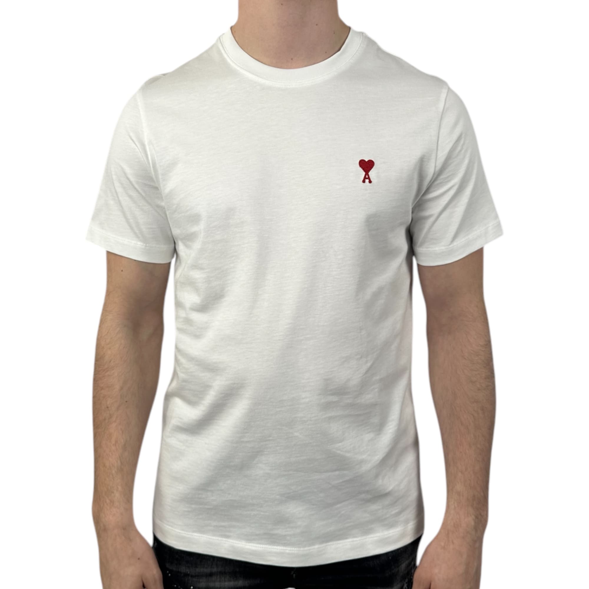 Ami Paris T-shirt De Coef White
