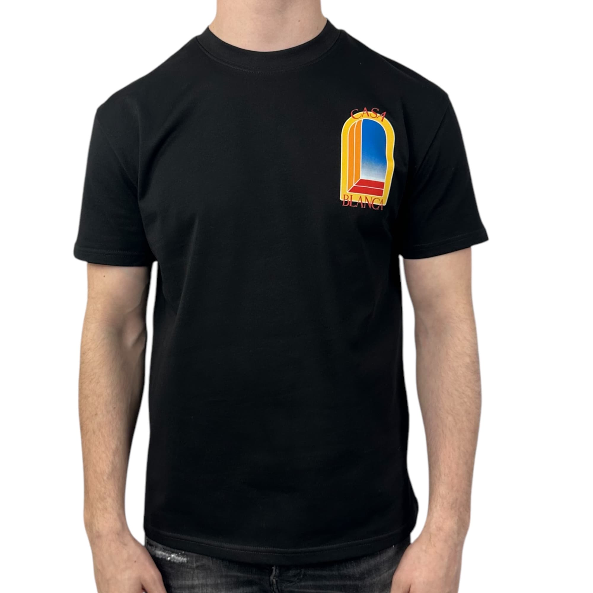 Casablanca T-shirt Window Black